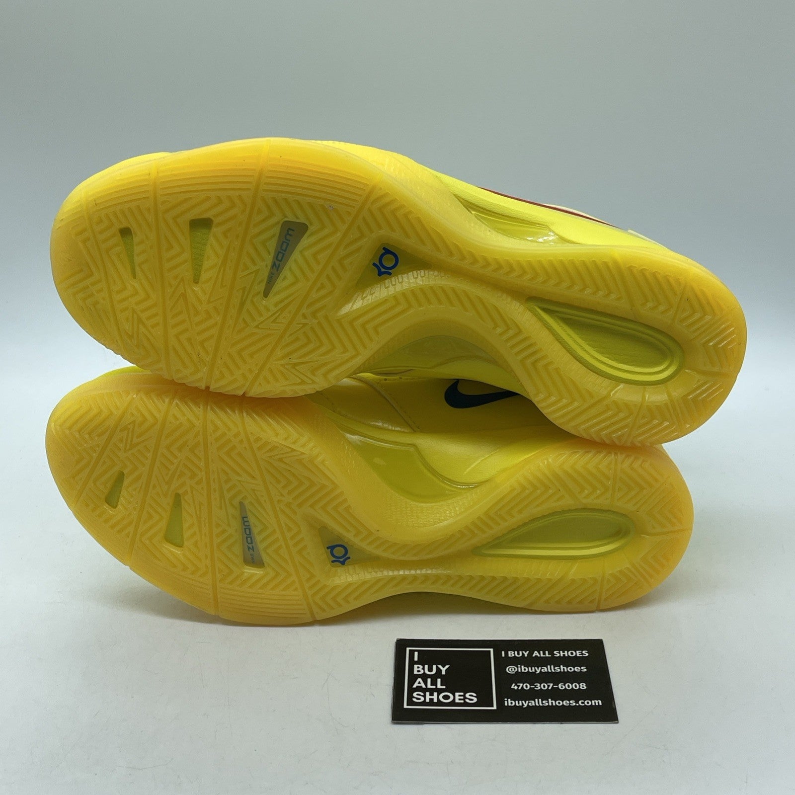 Size 8 - Nike Zoom KD 3 2023 Christmas Yellow Blue (FD5606-700)