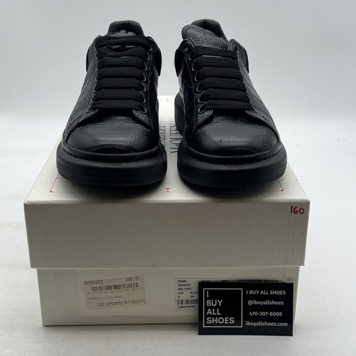 Size 39.5 - Alexander McQueen Sneaker Oversized Classic Men Black