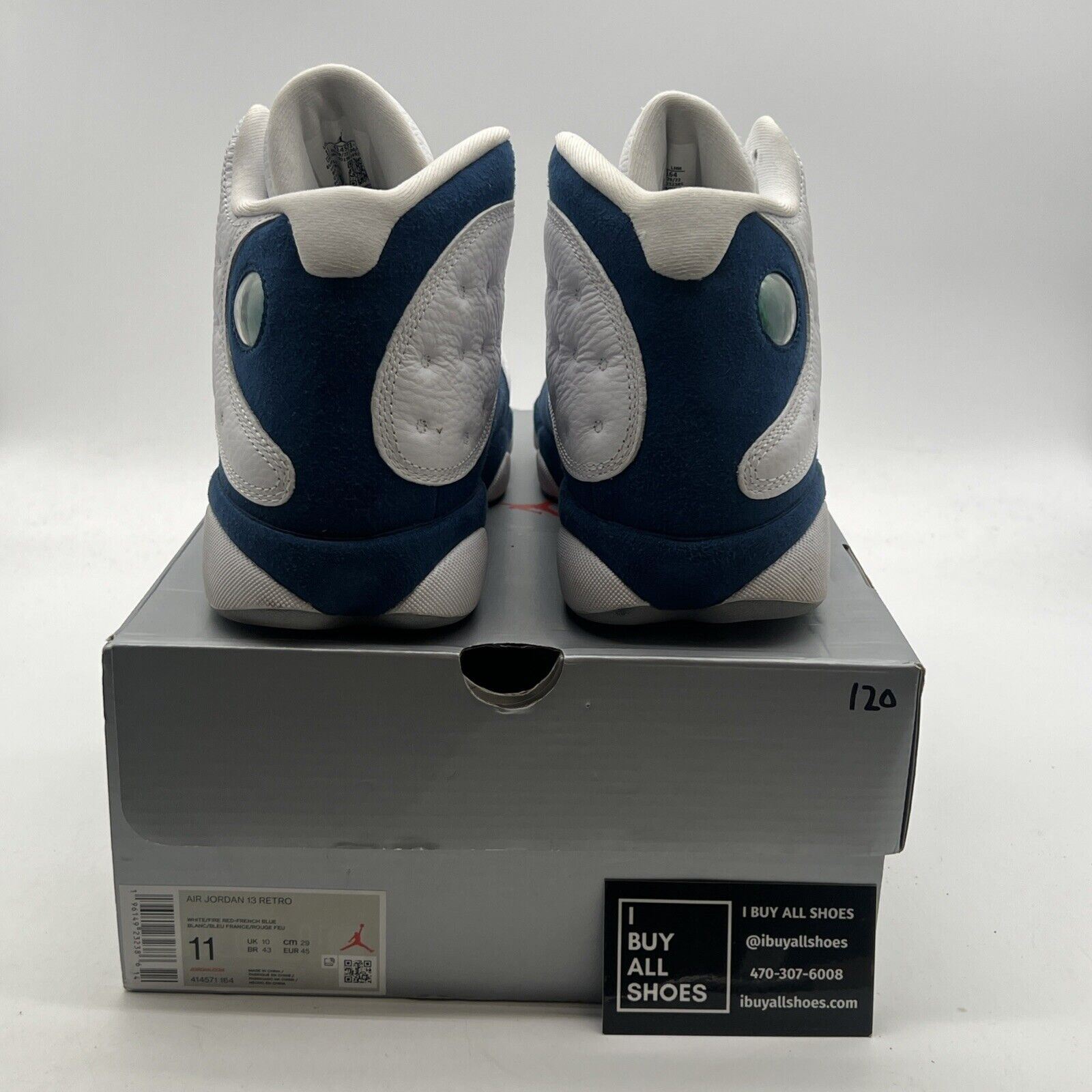 Size 11 - Air Jordan 13 Retro Mid French Blue (414571-164)