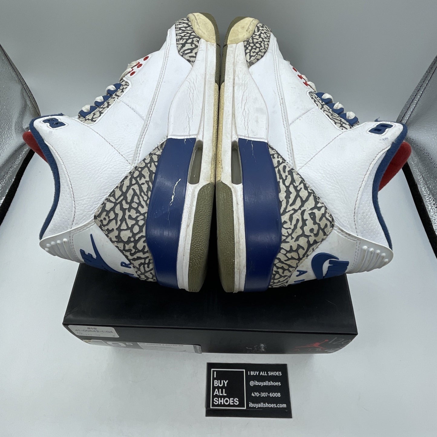 Size 9.5 - Air Jordan 3 Retro OG Mid True Blue (854262-106)