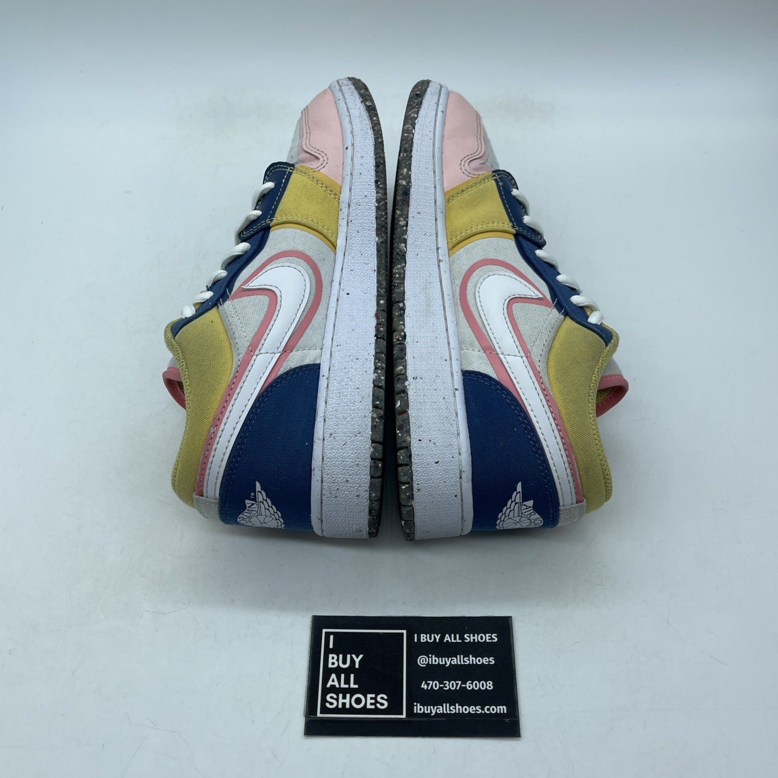Size 5.5Y - Air Jordan 1 Low SE (GS) Multicolor Suede Leather  (DV1323-100)