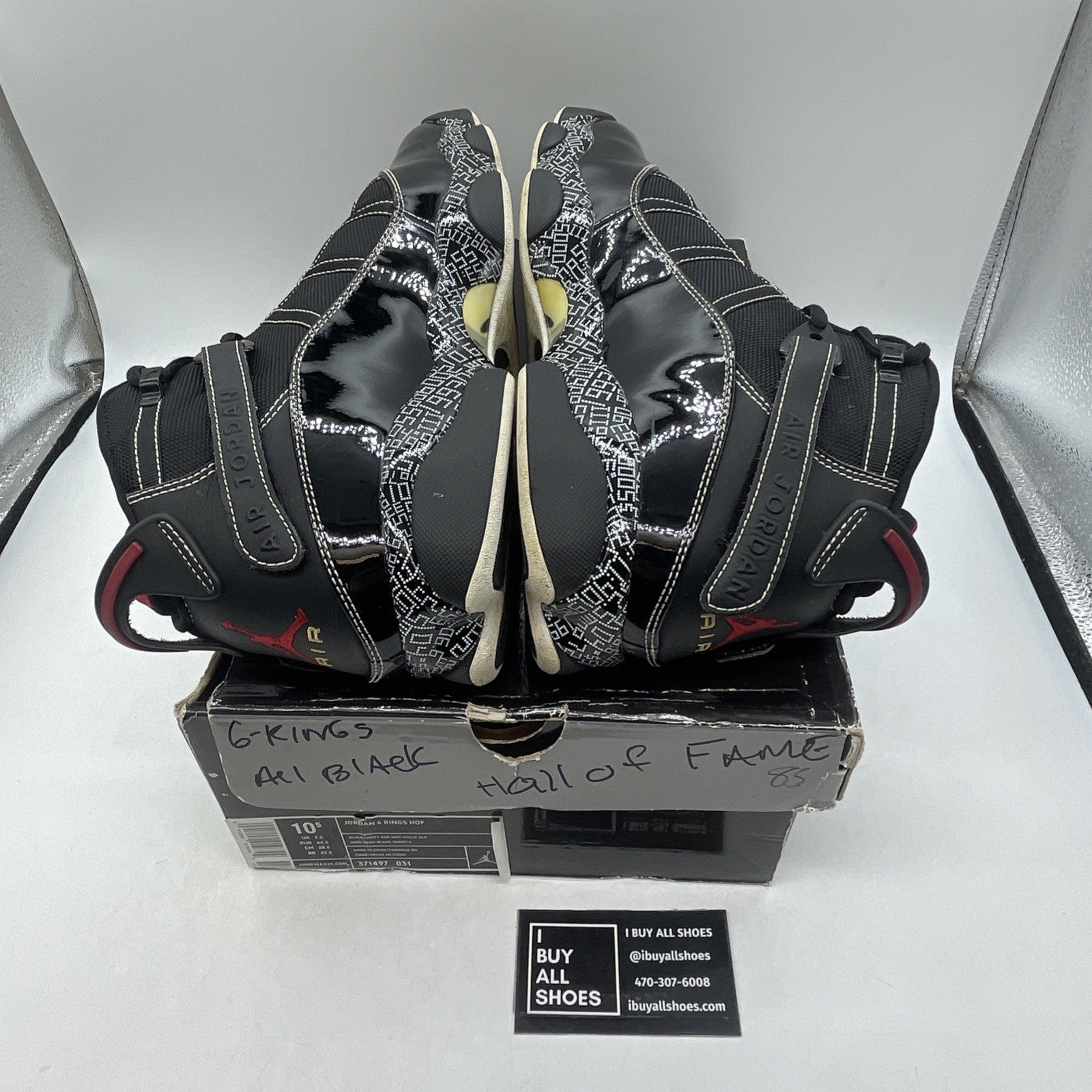 Size 10.5 - Air Jordan 6 Rings Hall Of Fame (371497-031)