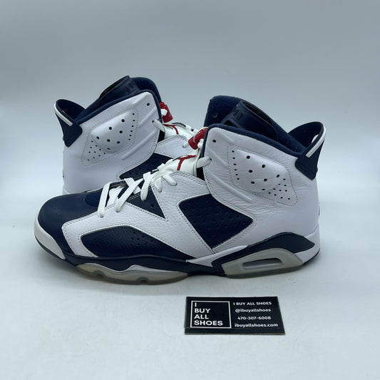 Size 12 - Air Jordan 6 Retro 2012 Olympic (384664-130)