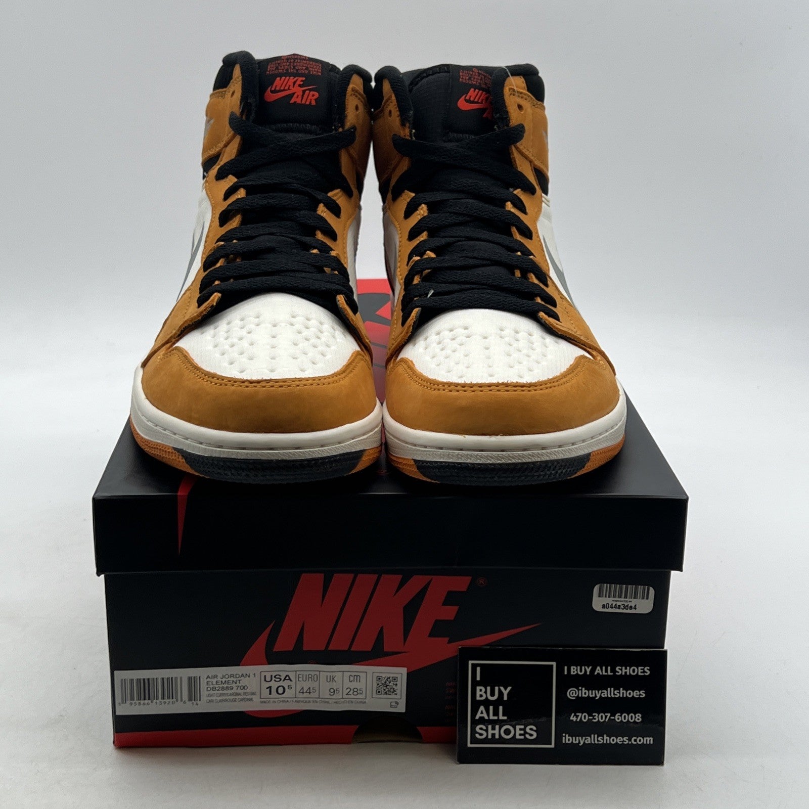 Size 10.5 - Air Jordan 1 Element GORE-TEX High Light Curry (DB2889-700)