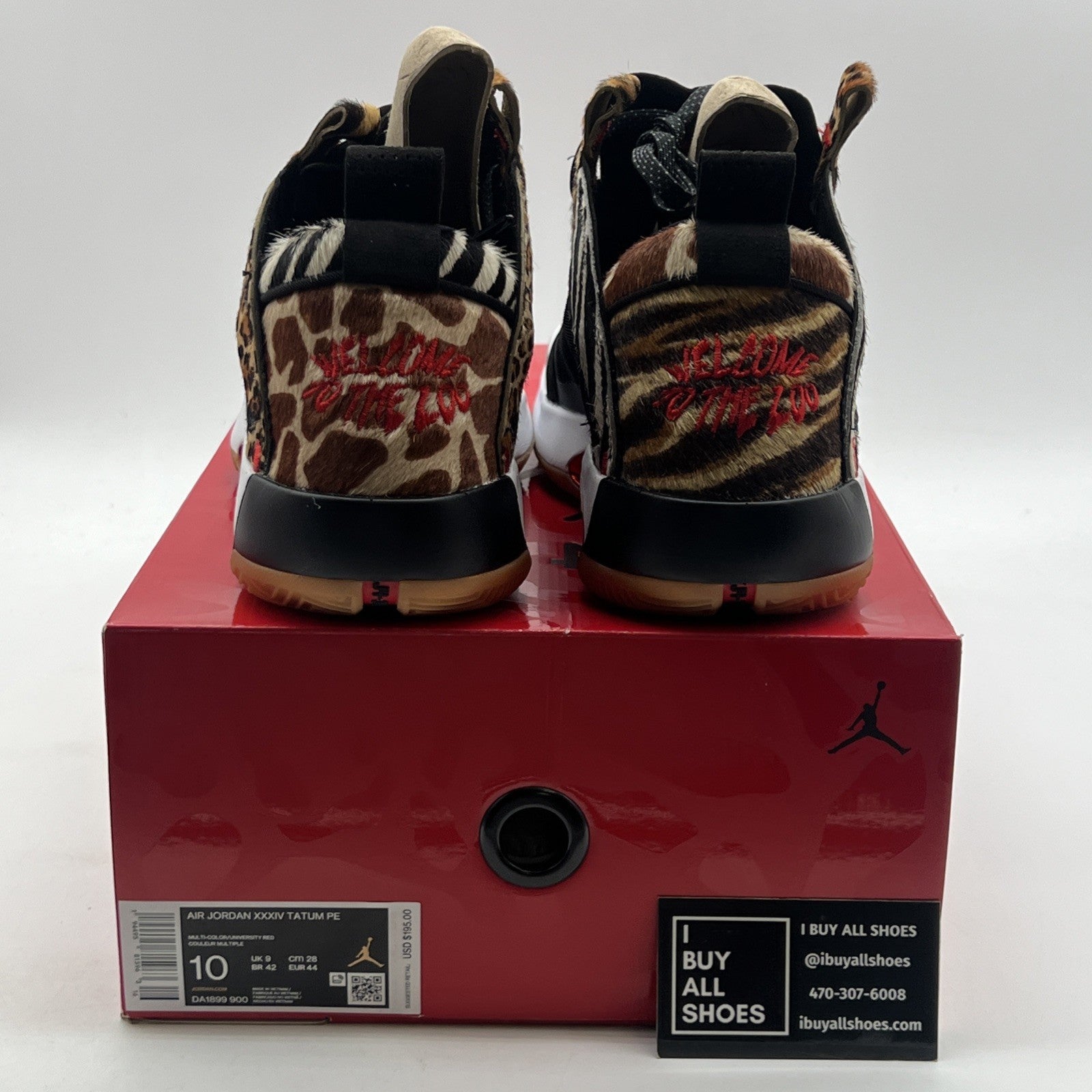 Size 10 - Jayson Tatum x Air Jordan 34 Welcome To The Zoo (DA1899-900)