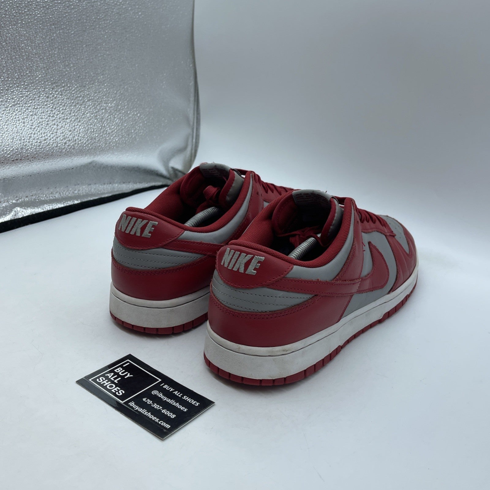 Size 14 - Nike Dunk Low SP UNLV Red Grey Leather (DD1391-002)