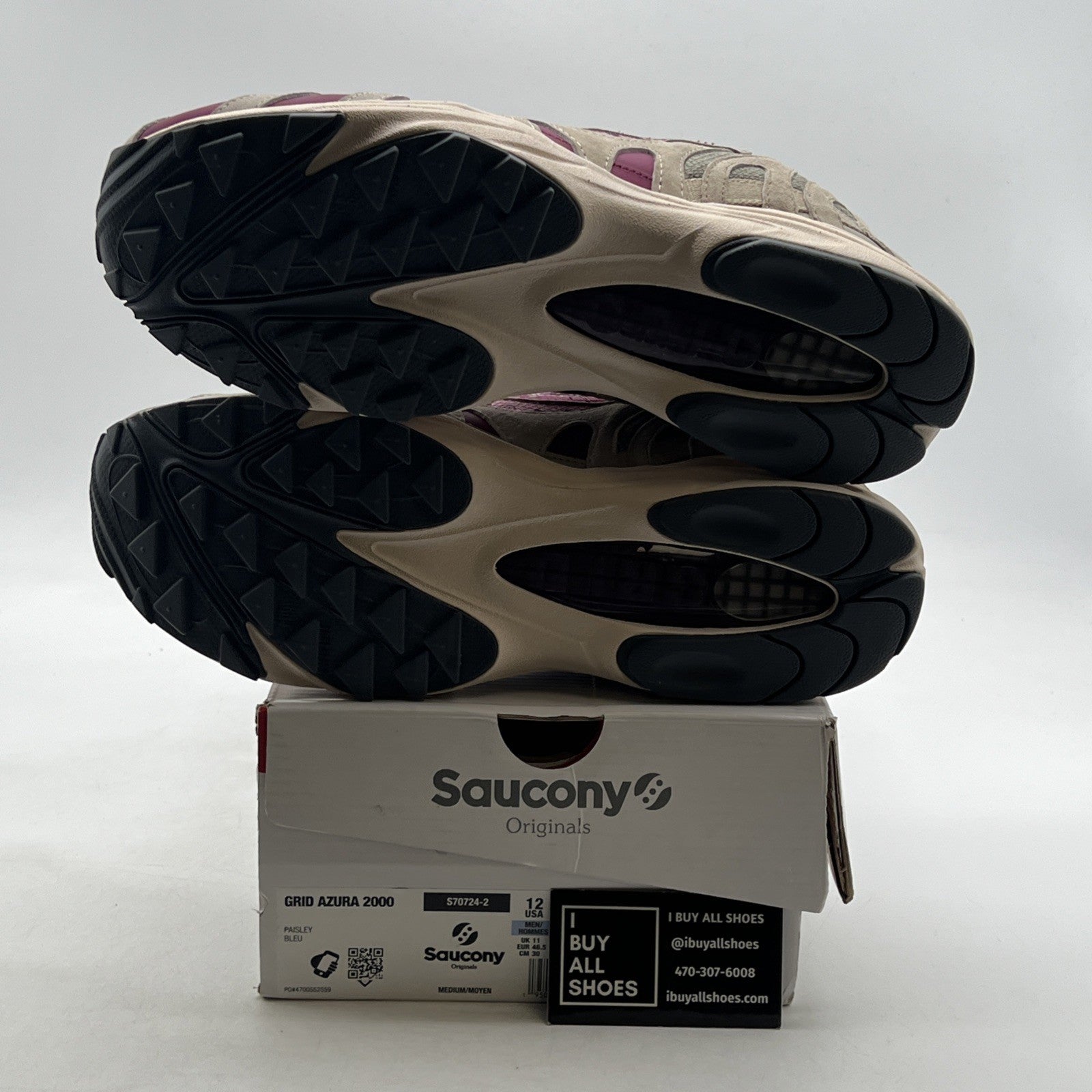 Size 12 - Saucony Grid Azura 2000 Paisley Multicolor Low Athletic (S70724-2)