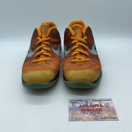 Size 4Y -Kobe 6 GS all Star Orange County Orange Black Yellow Black (429913-800)