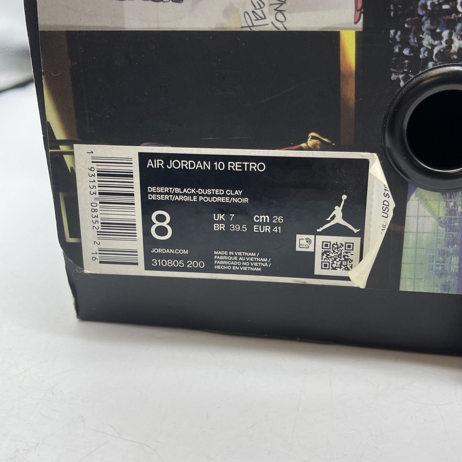 Size 8 - Air Jordan 10 Retro Desert Camo Brown Green Suede (310805-200)