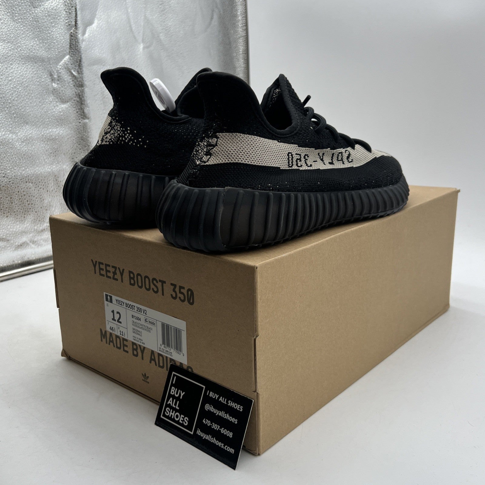 Size 12 - adidas Yeezy Boost 350 V2 Low Oreo (BY1604)