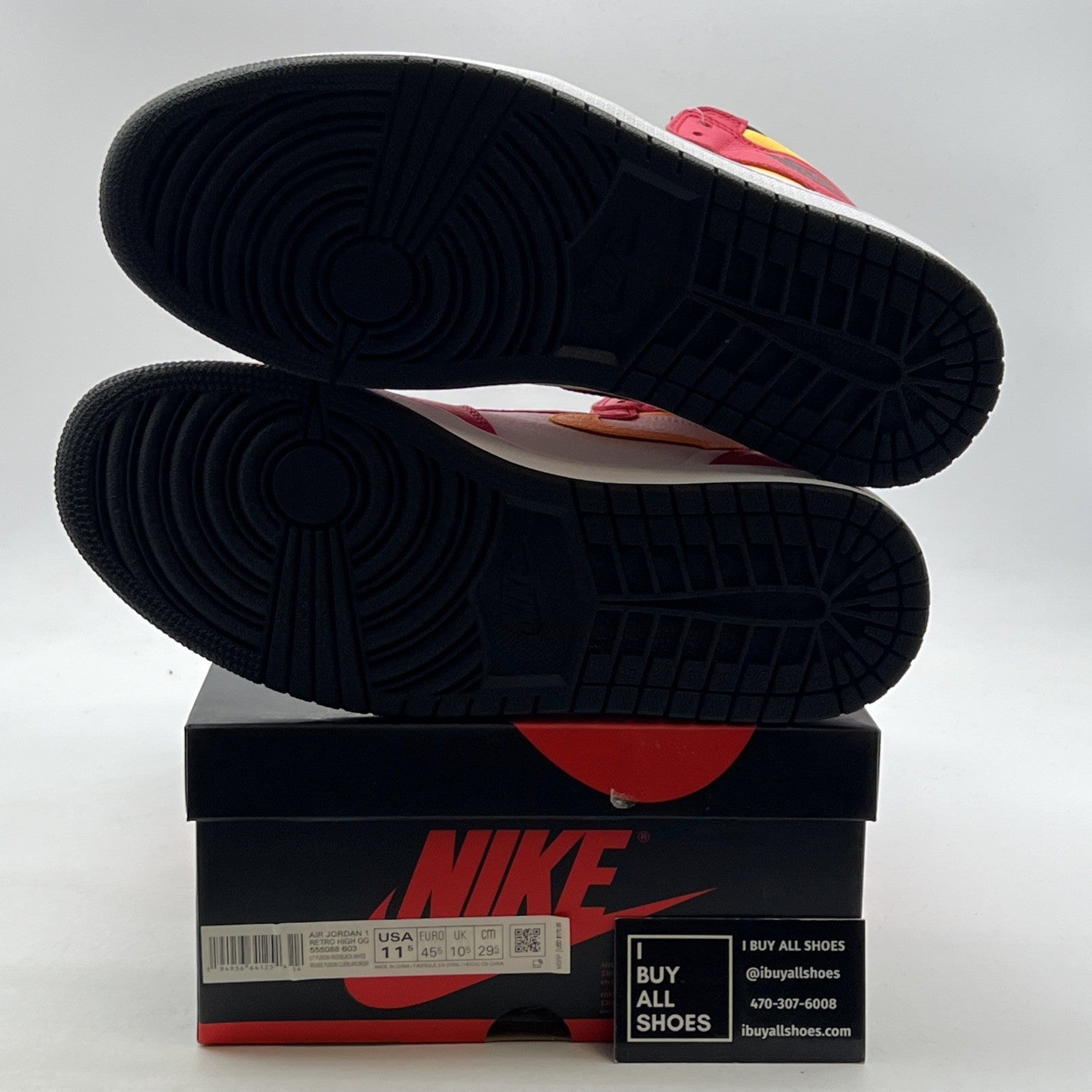 Size 11.5 - Air Jordan 1 Retro High OG Light Fusion Red 2021 (555088-603)