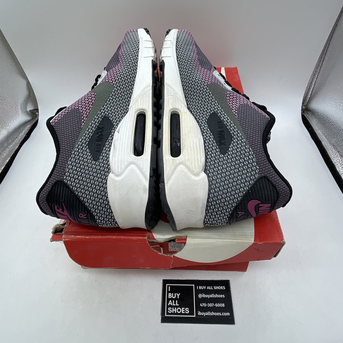 Size 11 - Nike Air Max 90 Jacquard Black (631750-001)