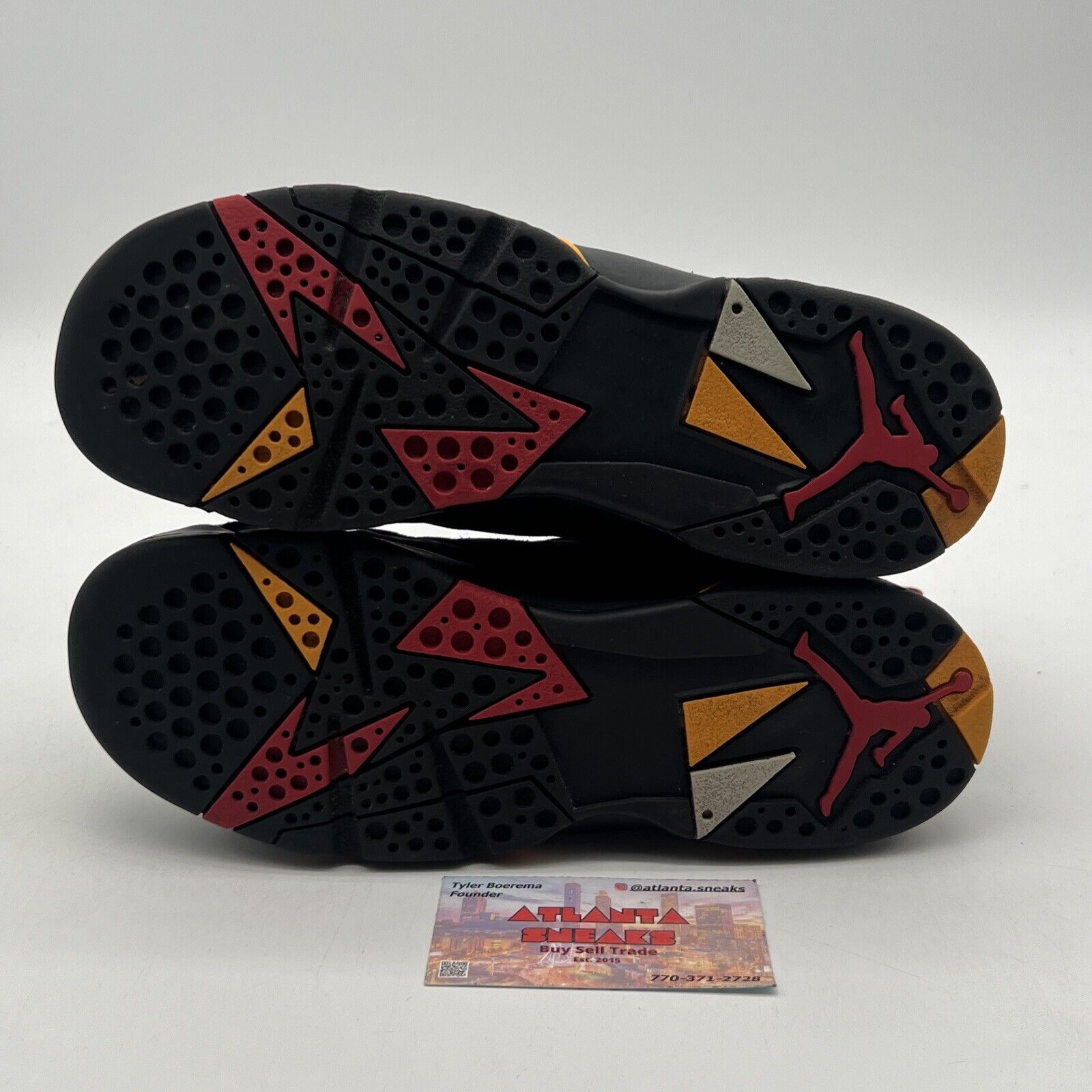 Size 6.5Y - Jordan 7 Retro Citrus Black Red Yellow Suede (DQ6040-081)