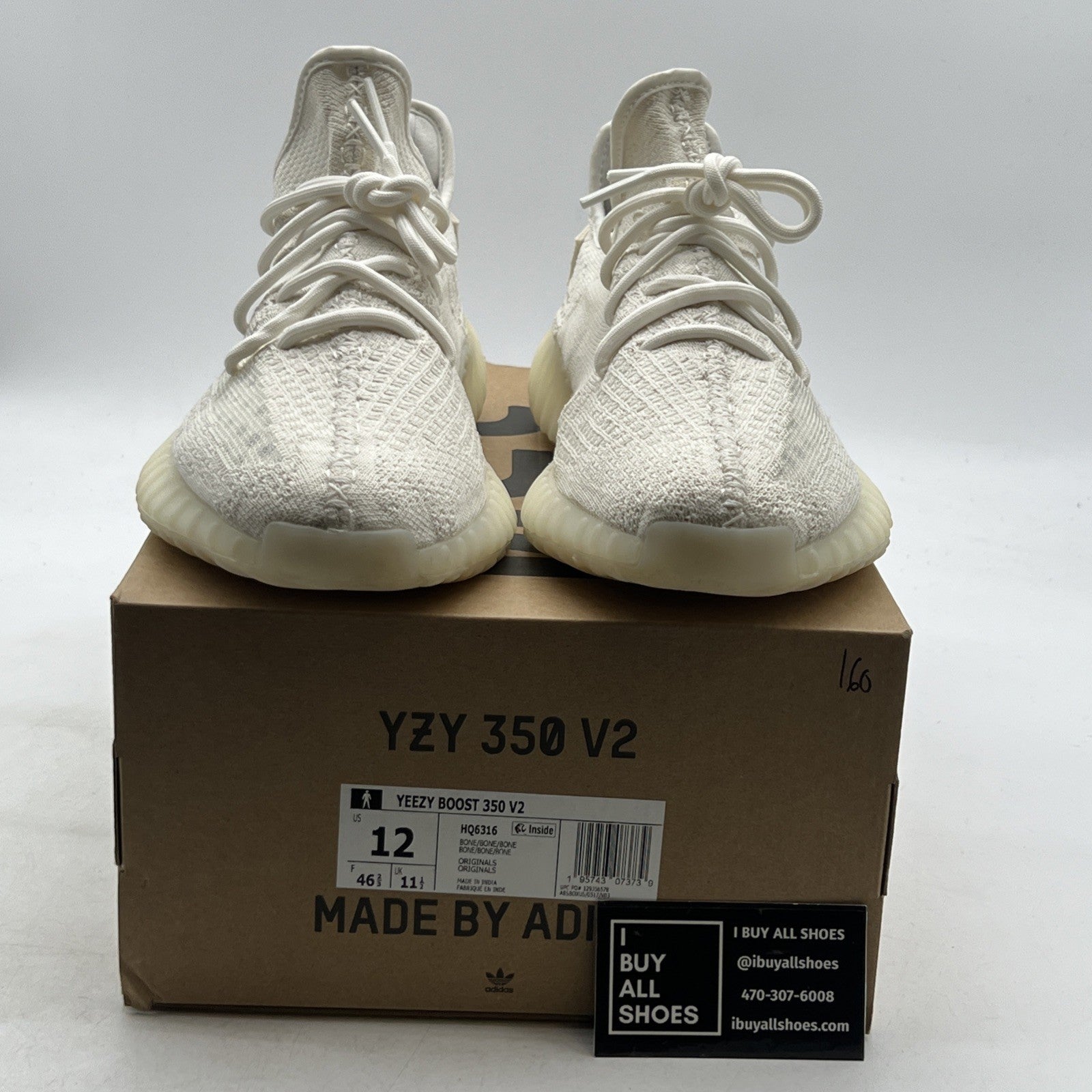 Size 12 - adidas Yeezy Boost 350 V2 Low Bone (HQ6316)