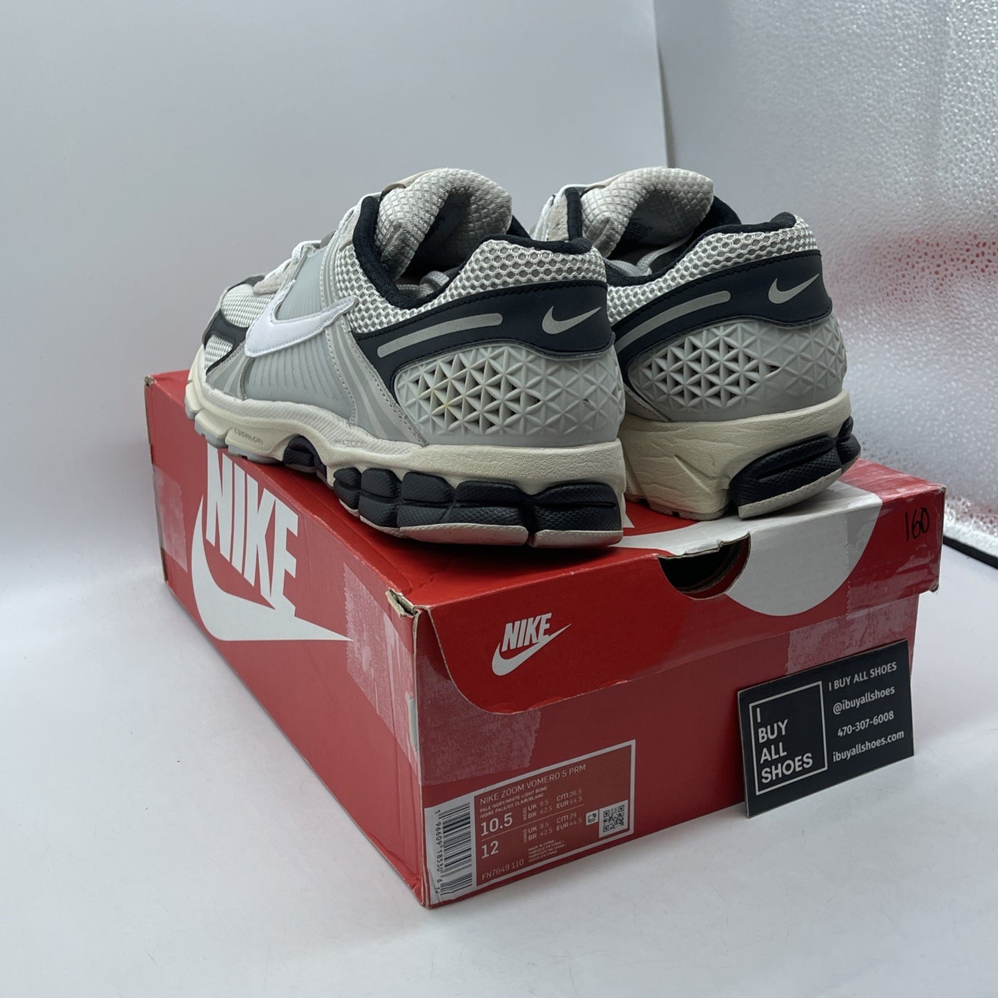 Size 10.5 - Nike Air Zoom Vomero 5 Supersonic Grey Suede Leather (FN7649-110)