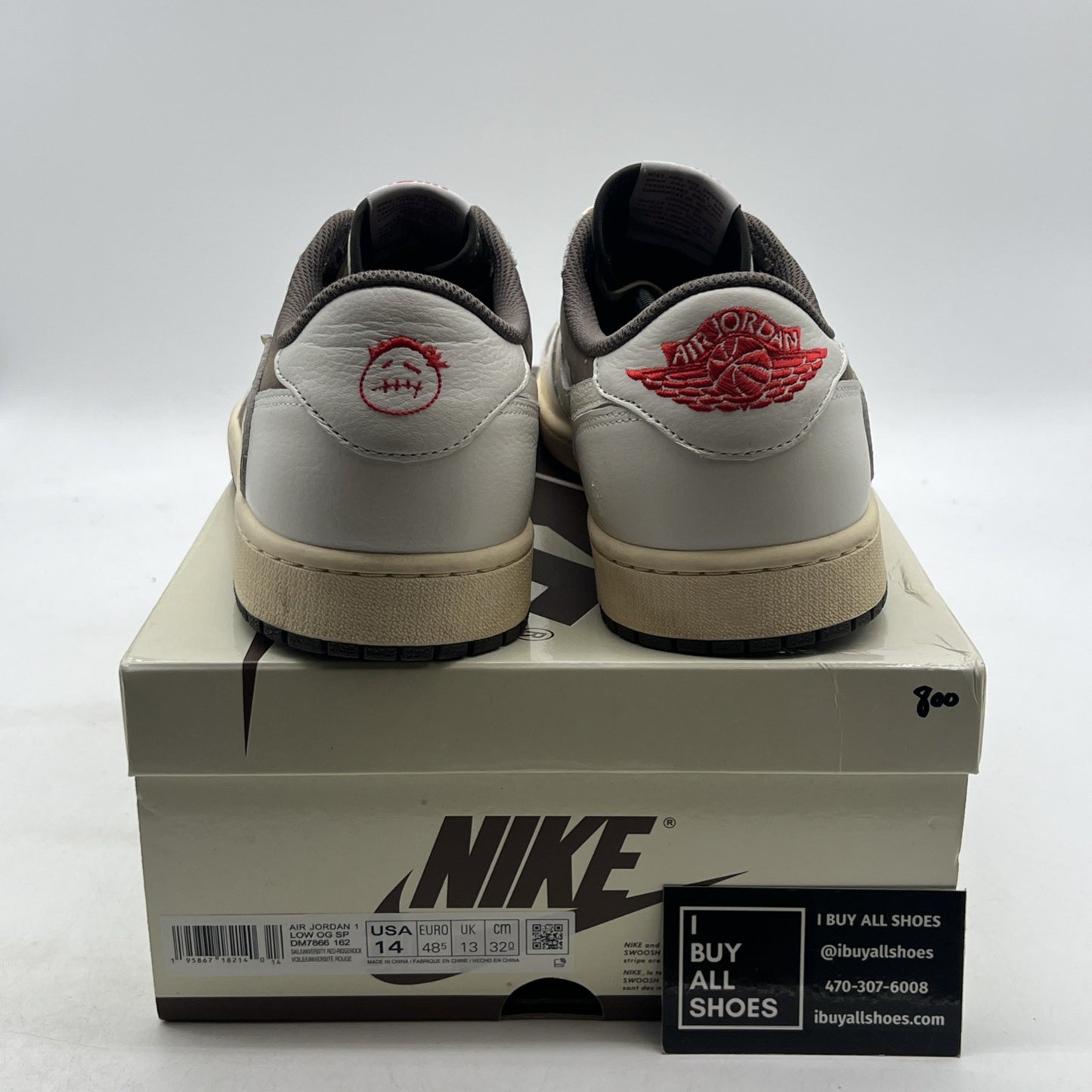 Size 14 - Air Jordan 1 Low OG x Travis Scott Reverse Mocha (DM7766-162)