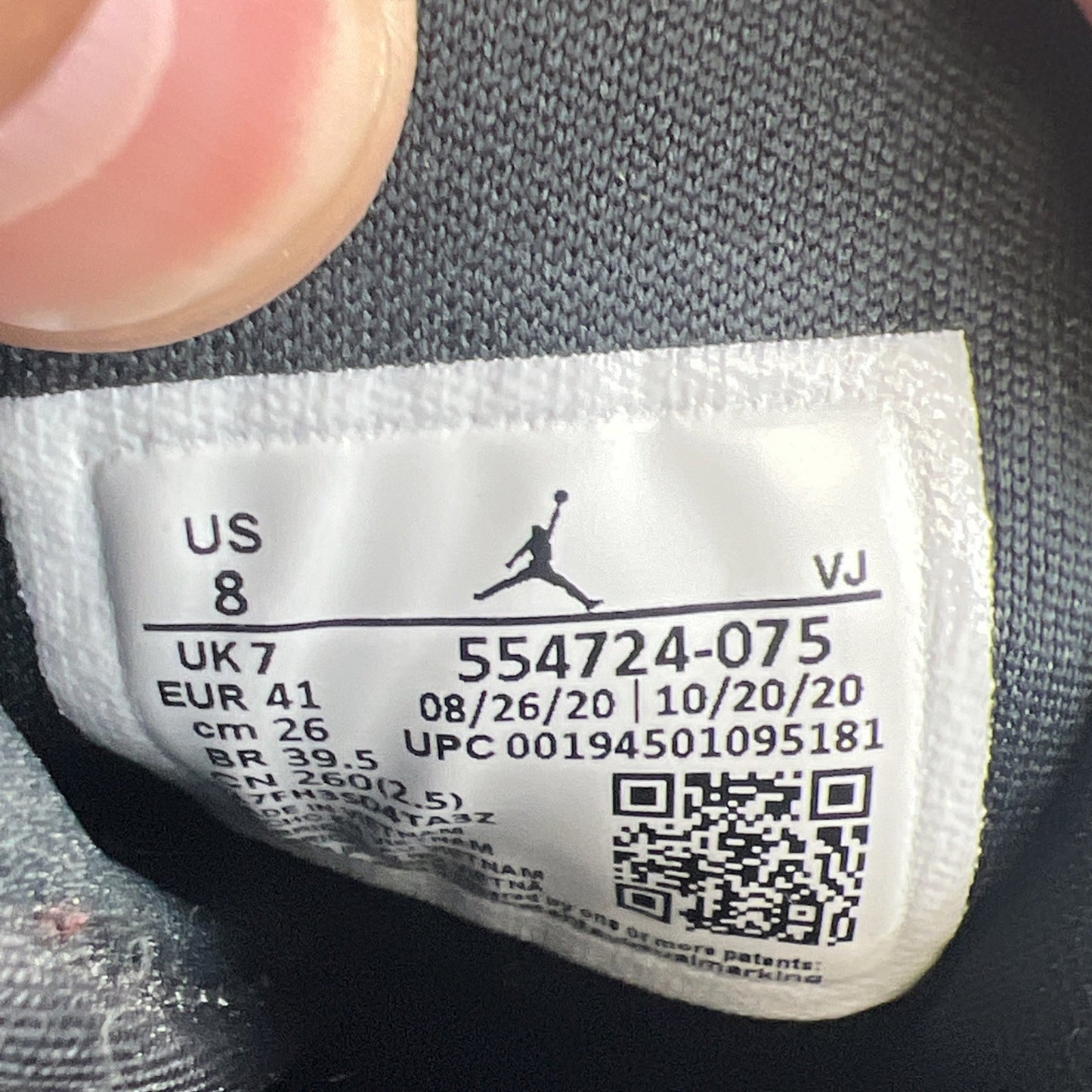 Size 8 - Air Jordan 1 Mid Chile Red (554724-075)