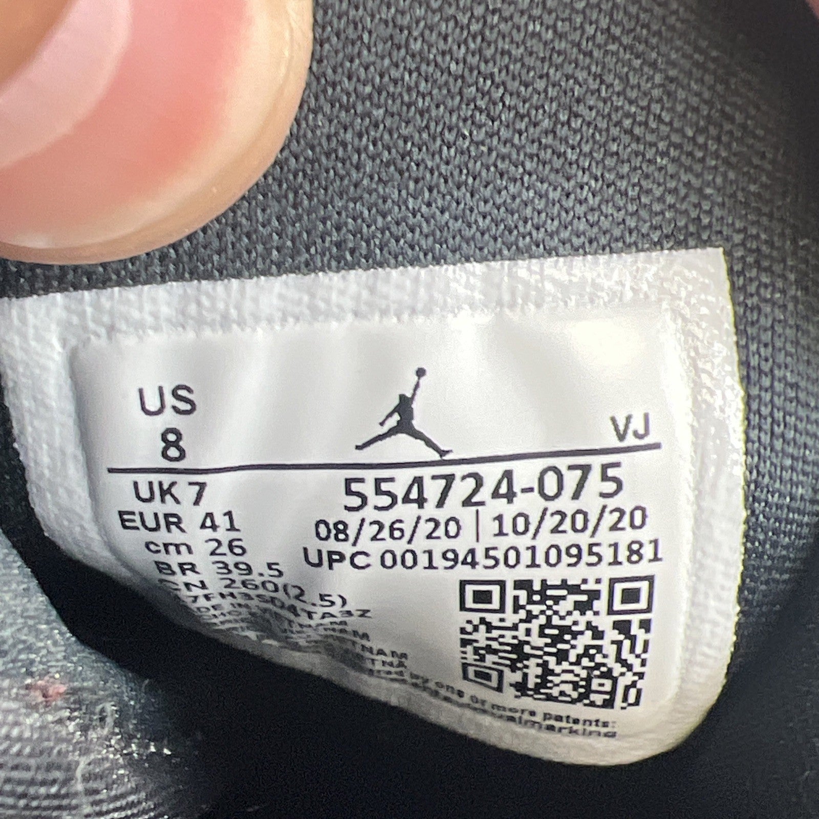 Size 8 - Air Jordan 1 Mid Chile Red (554724-075)
