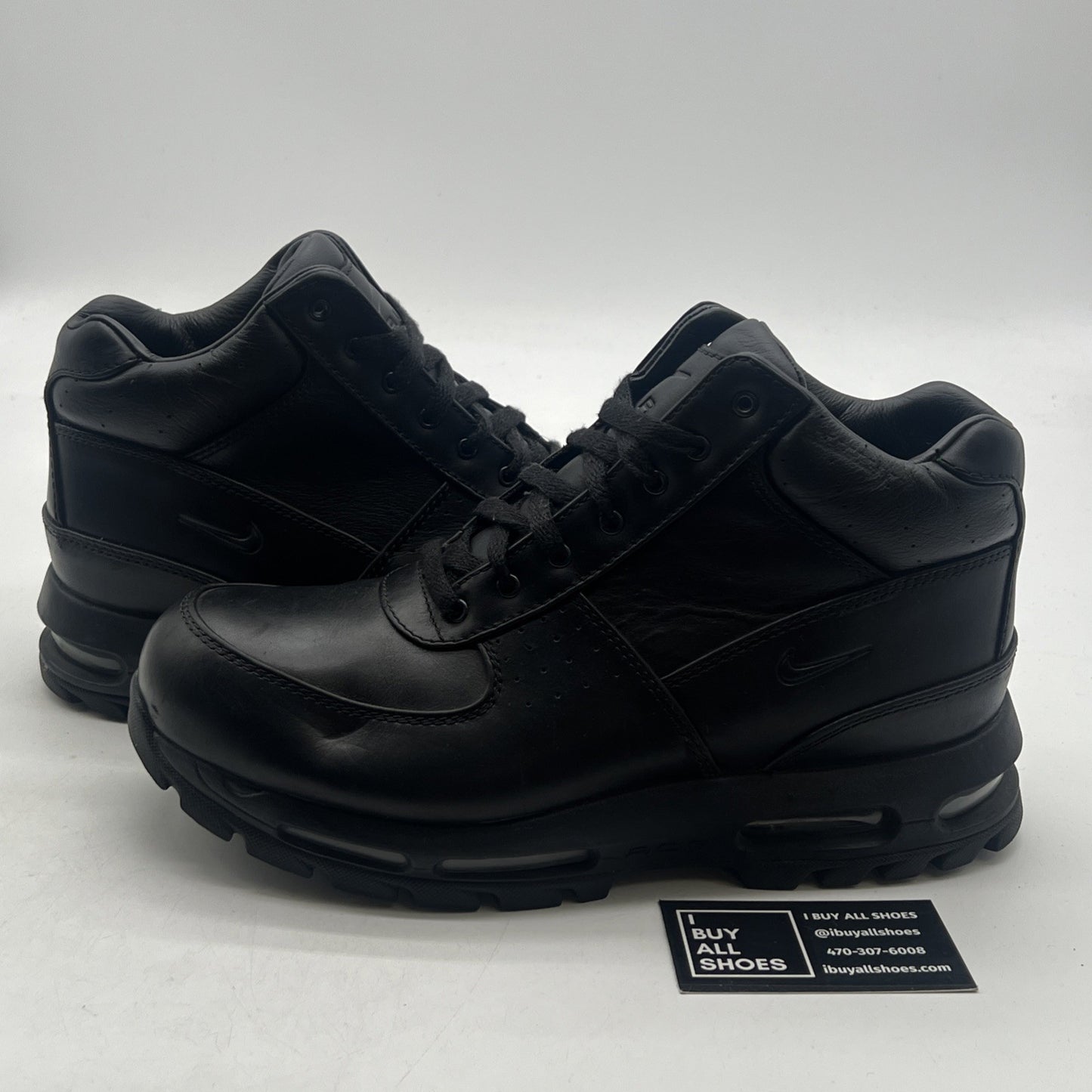 Size 10.5 - Nike Air Max Goadome ACG Triple Black 2016 (865031-009)