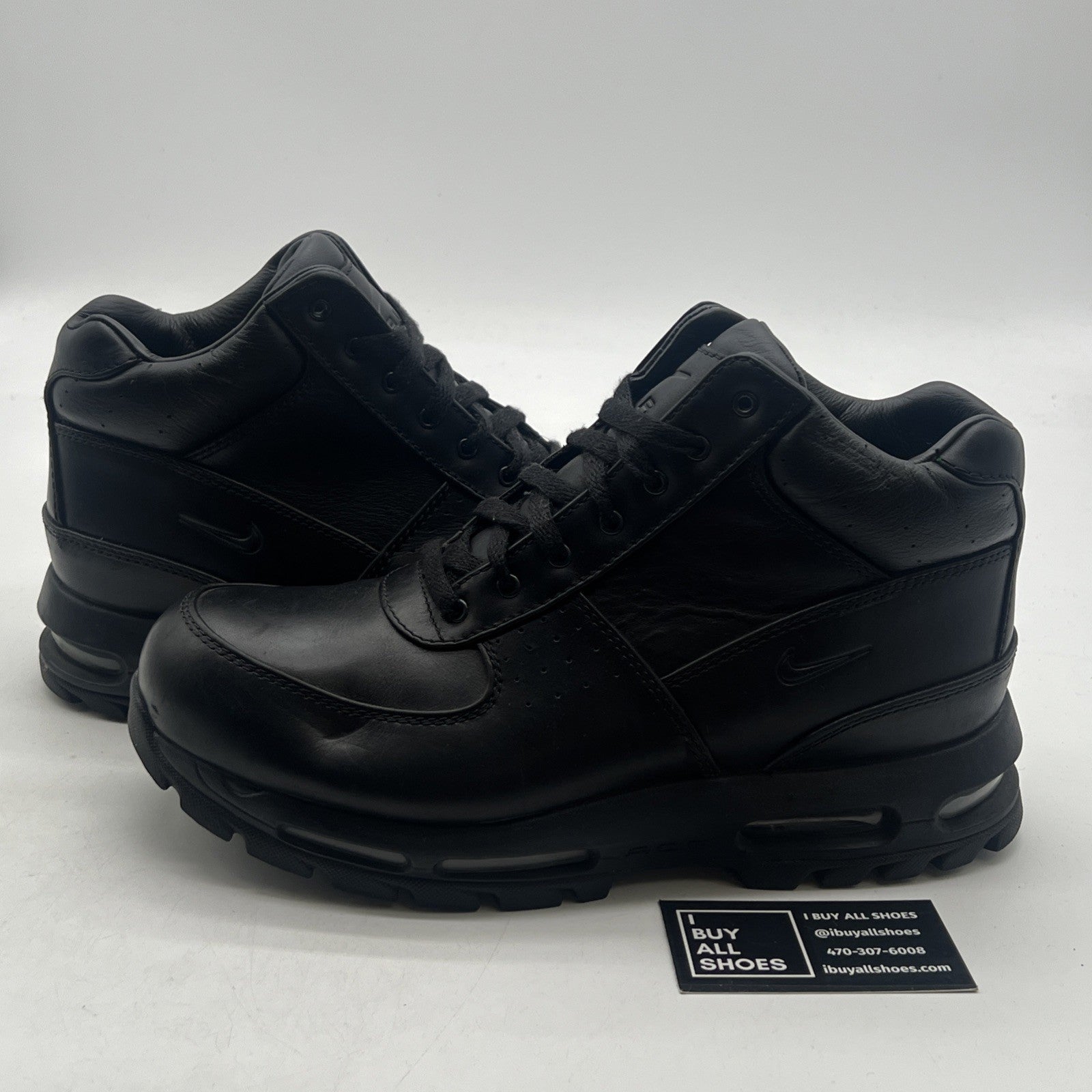 Size 10.5 - Nike Air Max Goadome ACG Triple Black 2016 (865031-009)