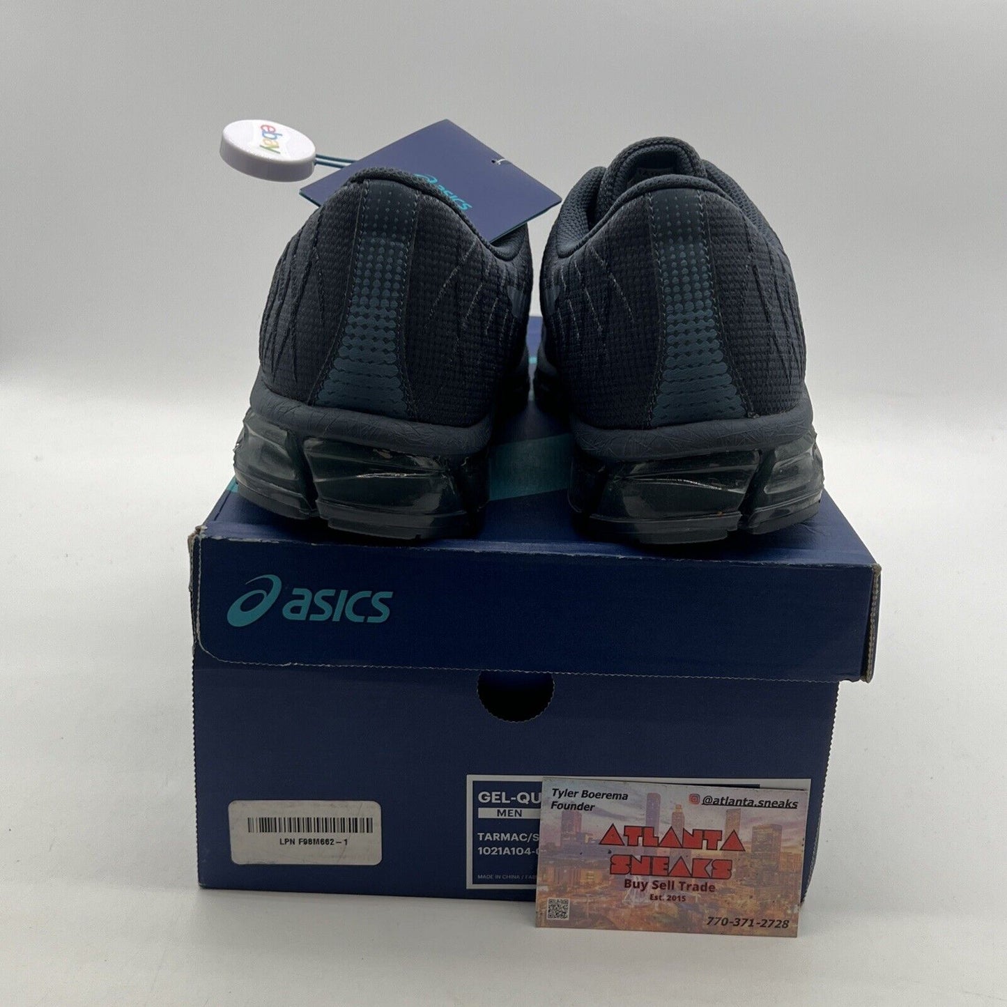 Size 11 -  ASICS Gel- Quantum 180 4 Men's Sport (1021A104-021) STEEL Blue