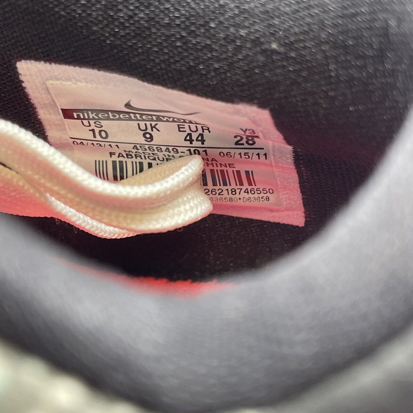 Size 10 - Nike Lebron 8 V/2 2011 Low Miami Night Black White Leather -456849-101