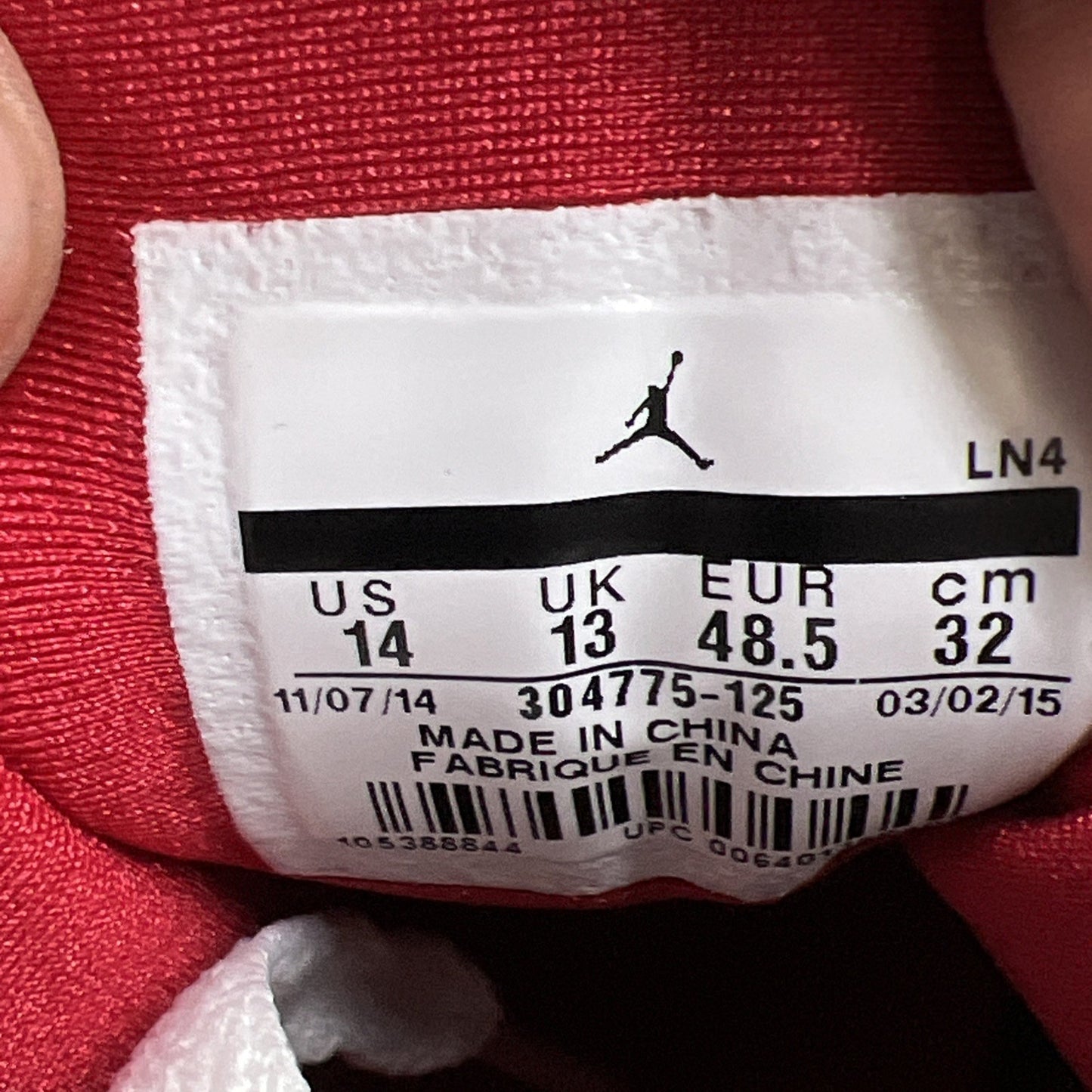 Size 14 - Air Jordan 7 Retro 2015 Hare (304775-125)