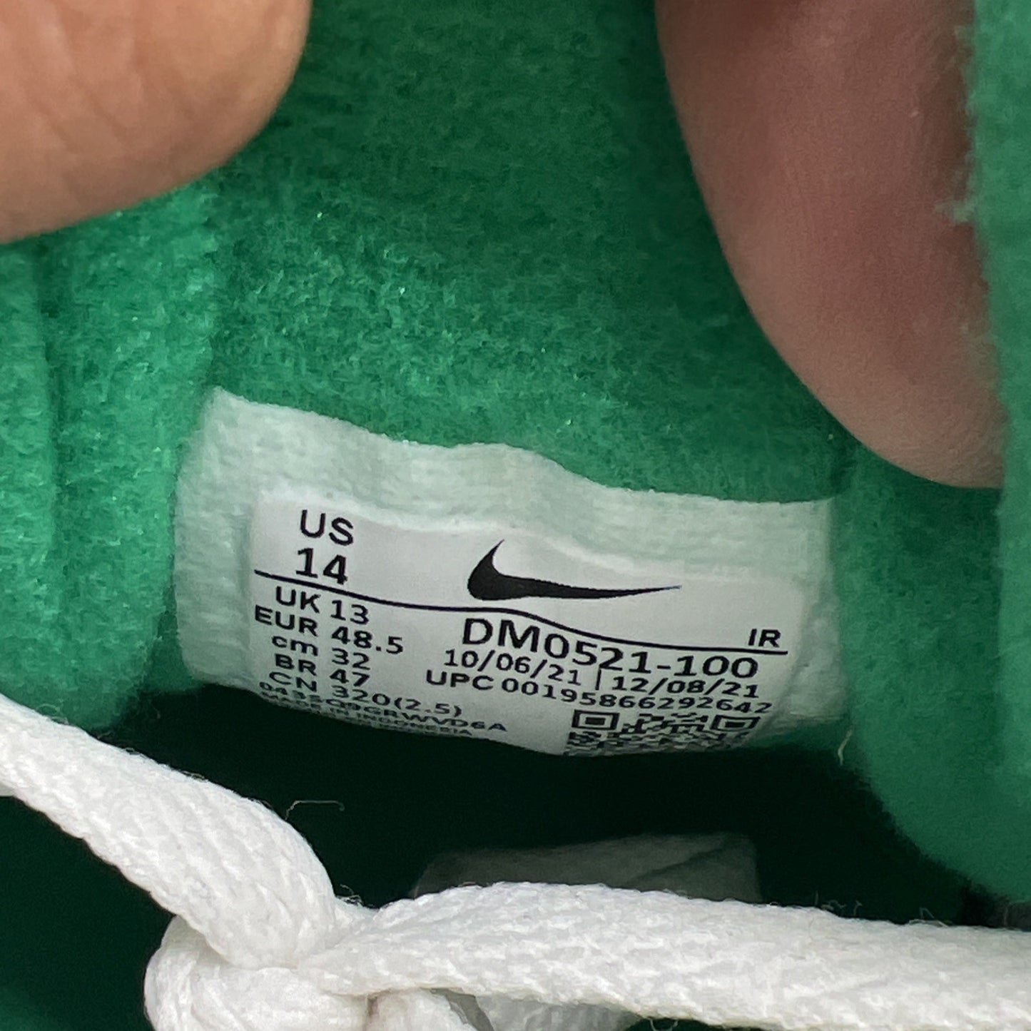 Size 14 - Nike Air Trainer 1 2022 Chlorophyll (DM0521-100)