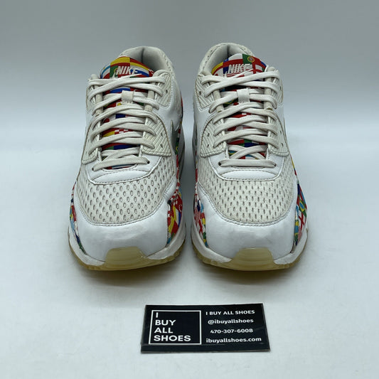 Size 10.5 - Nike Air Max 90 International Flag Suede Leather (AO5119-100)