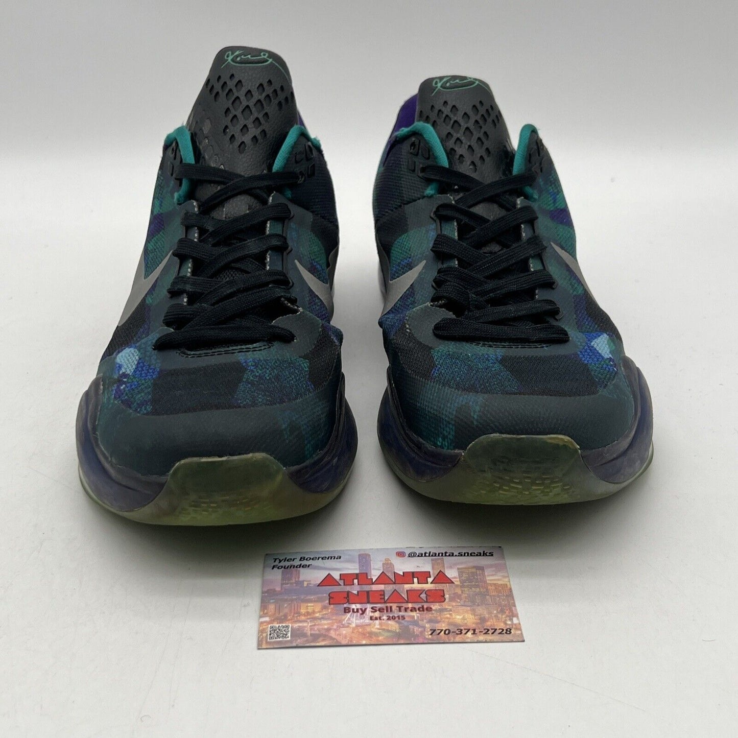 Size 12 - Nike Kobe 10 Overcome Purple Blue Green (705317-305)