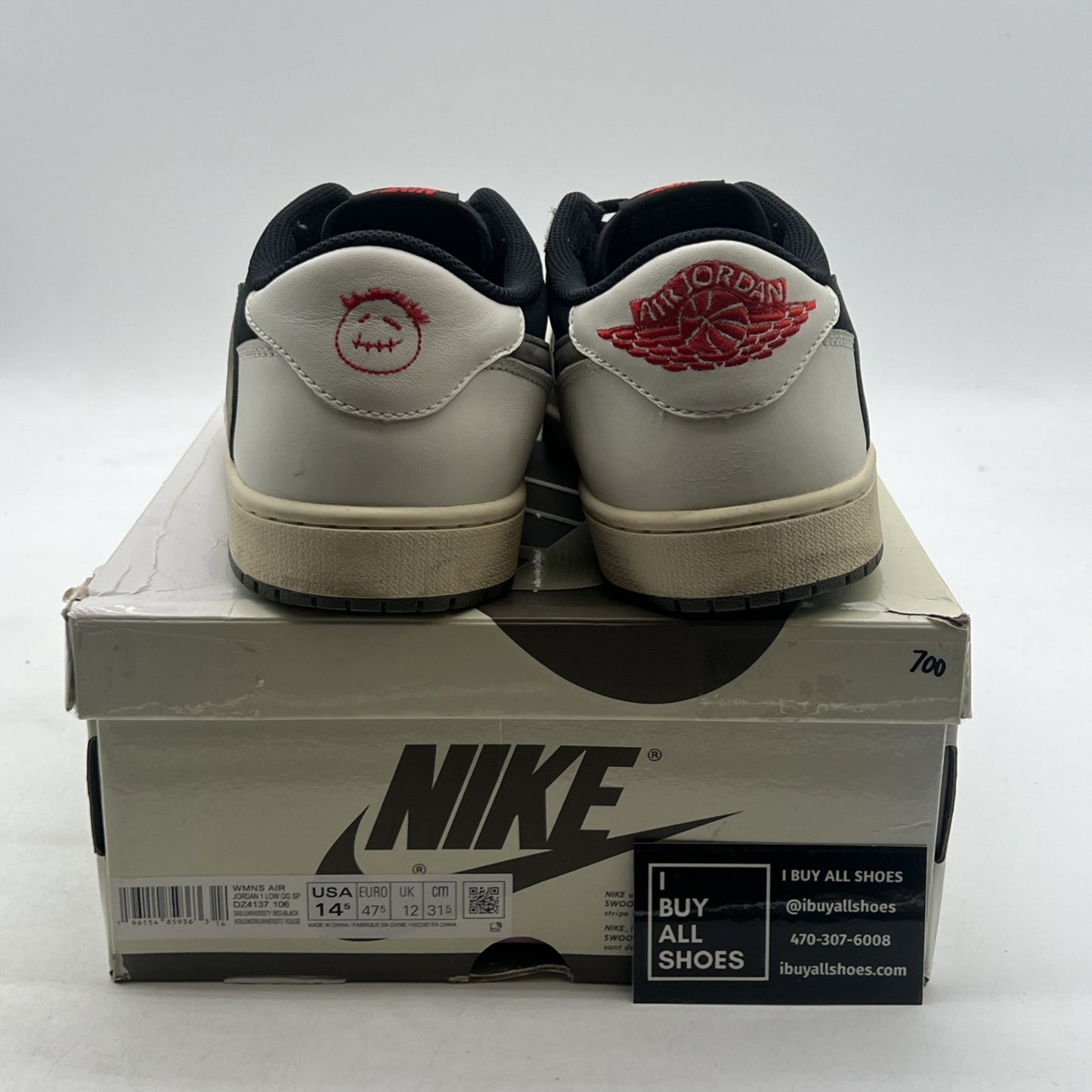 Size 14.5 - Air Jordan 1 Retro OG x Travis Scott Low Olive W (DZ4137-106)