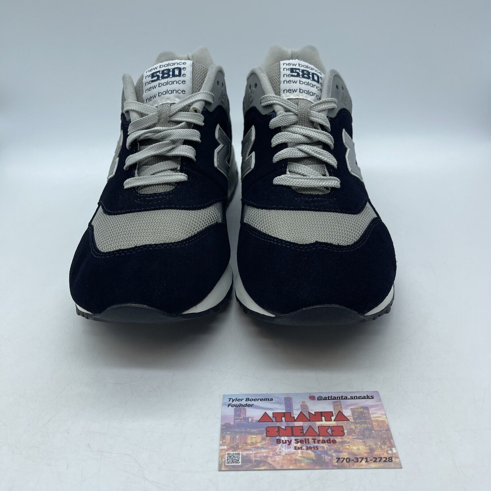 Size 12 - New Balance M580 Blue Gray Suede (CM580NV)