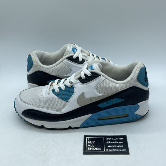 Size 13 - Nike Air Max 90 White Black Zen Grey (325018-108)