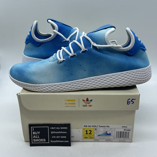 Size 12 - Pharrell x Adidas Tennis Hu Holi Bright Blue (DA9618)