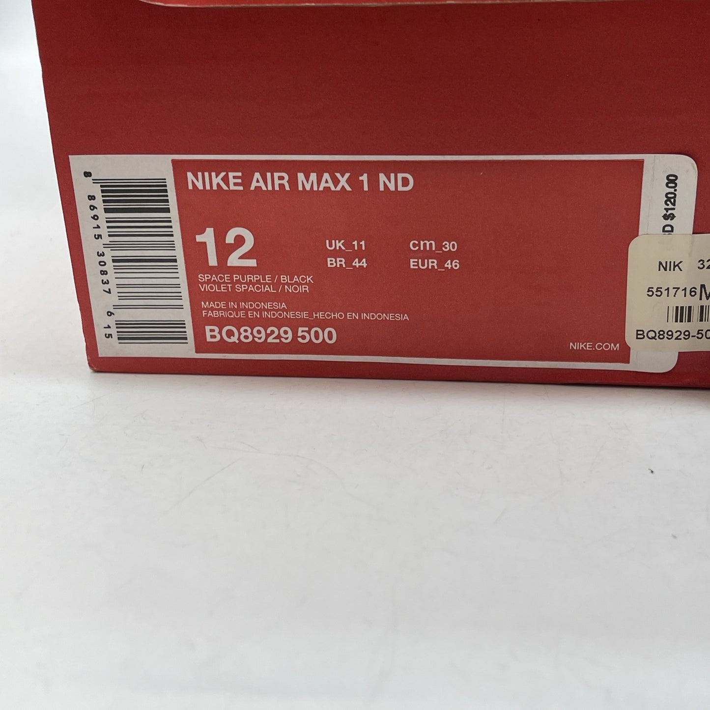 Size 12 - Nike Air Max 1 Have A Nike Day Black Purple Pink Suede (BQ8929-500)
