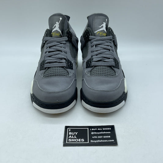 Size 7.5 - Air Jordan 4 Retro 2004 Cool Grey Black Suede (308497-001)