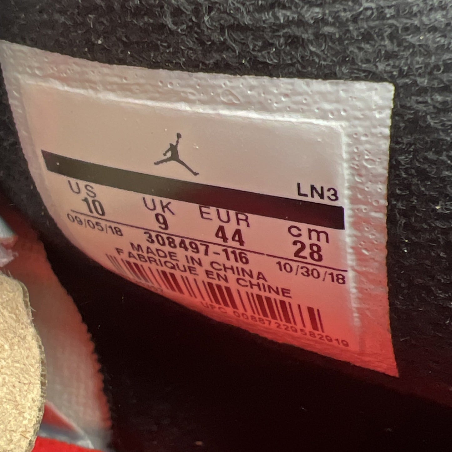 Size 10 - Air Jordan 4 Retro Pale Citron, Bright Crimson 2019 (308497-116)