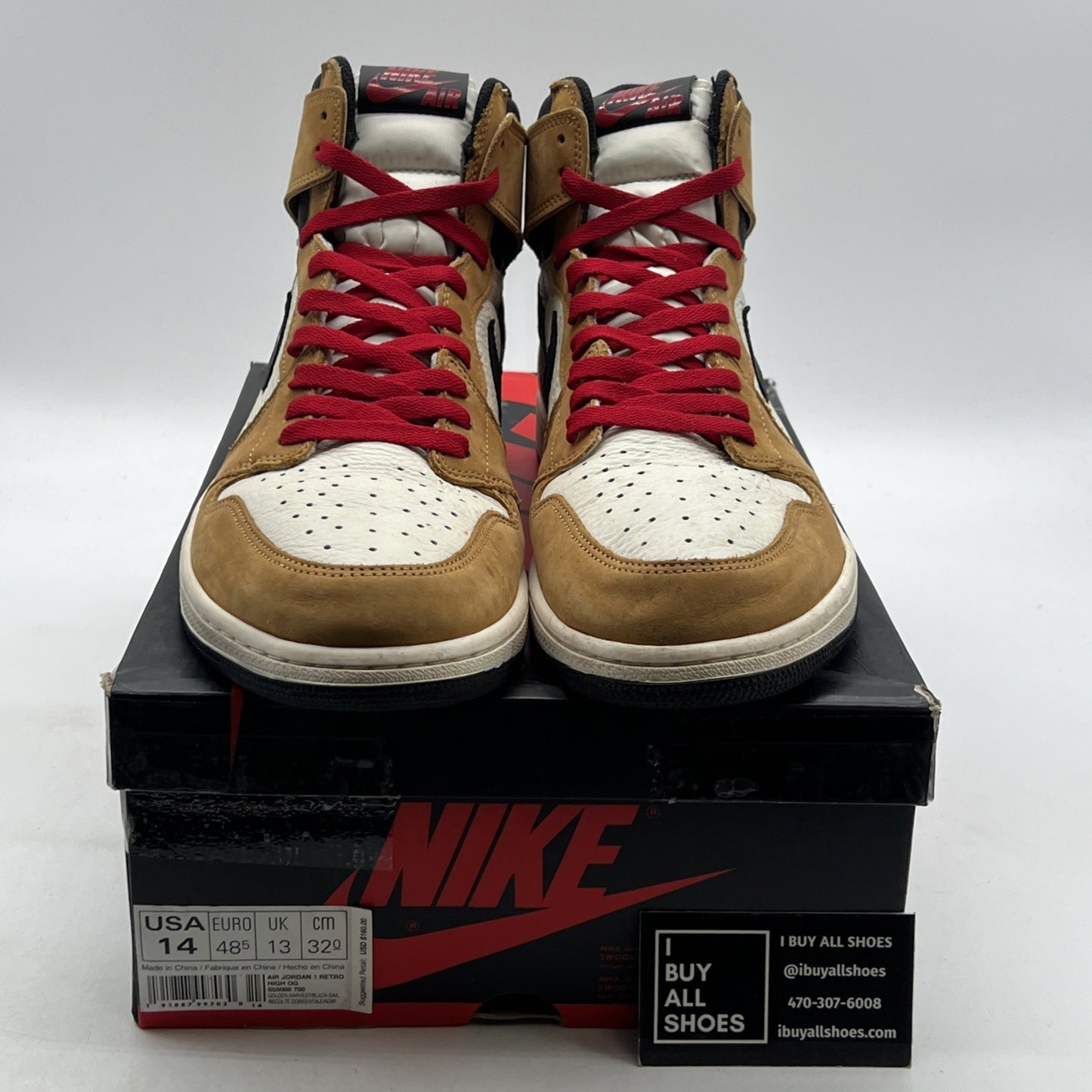 Size 14 - Air Jordan 1 Retro High OG Rookie of the Year 2018 (555088-700)