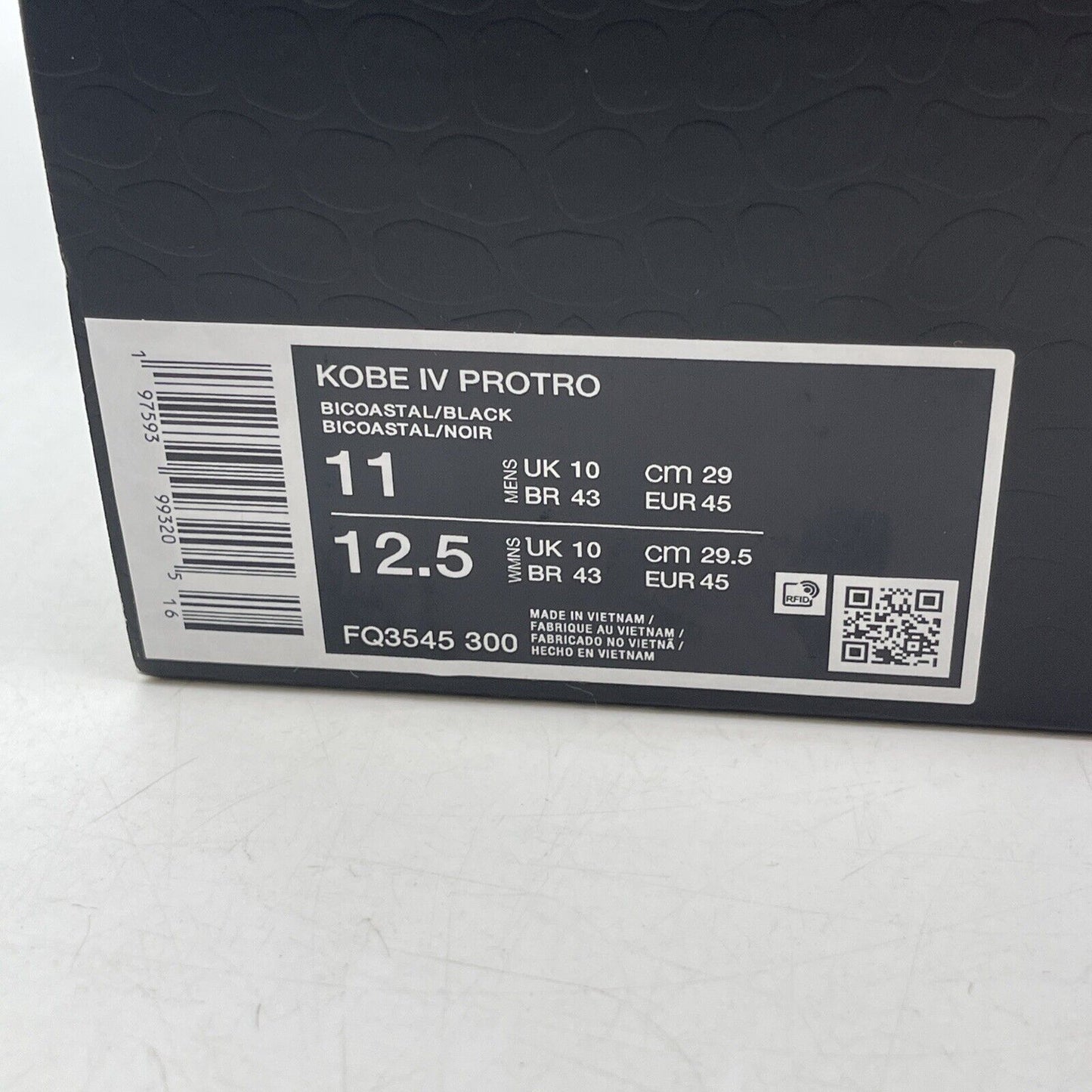 Size 10 - Nike Zoom Kobe 4 Protro Girl Dad