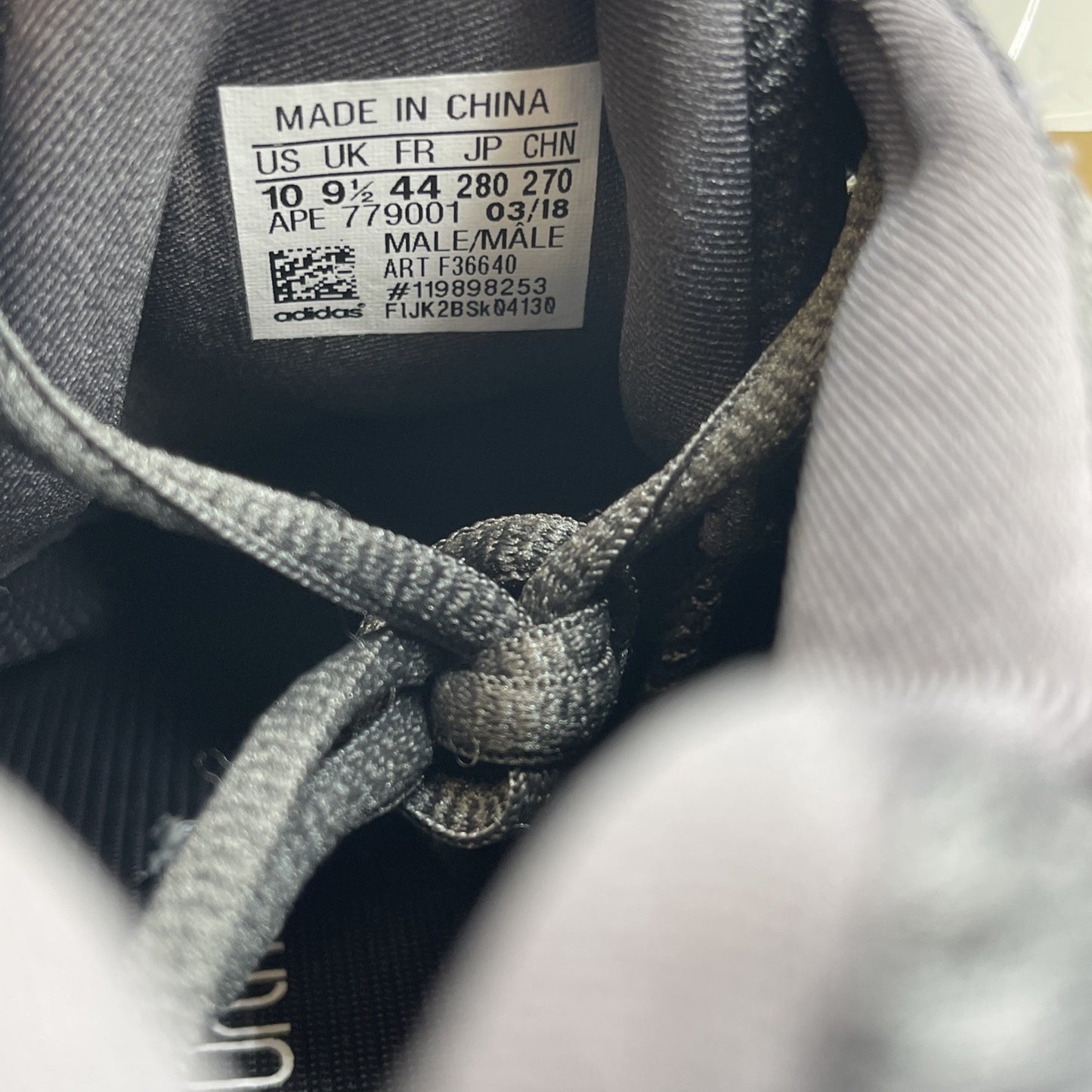 Size 10 - adidas Yeezy 500 Low Utility Black suede (F36640)