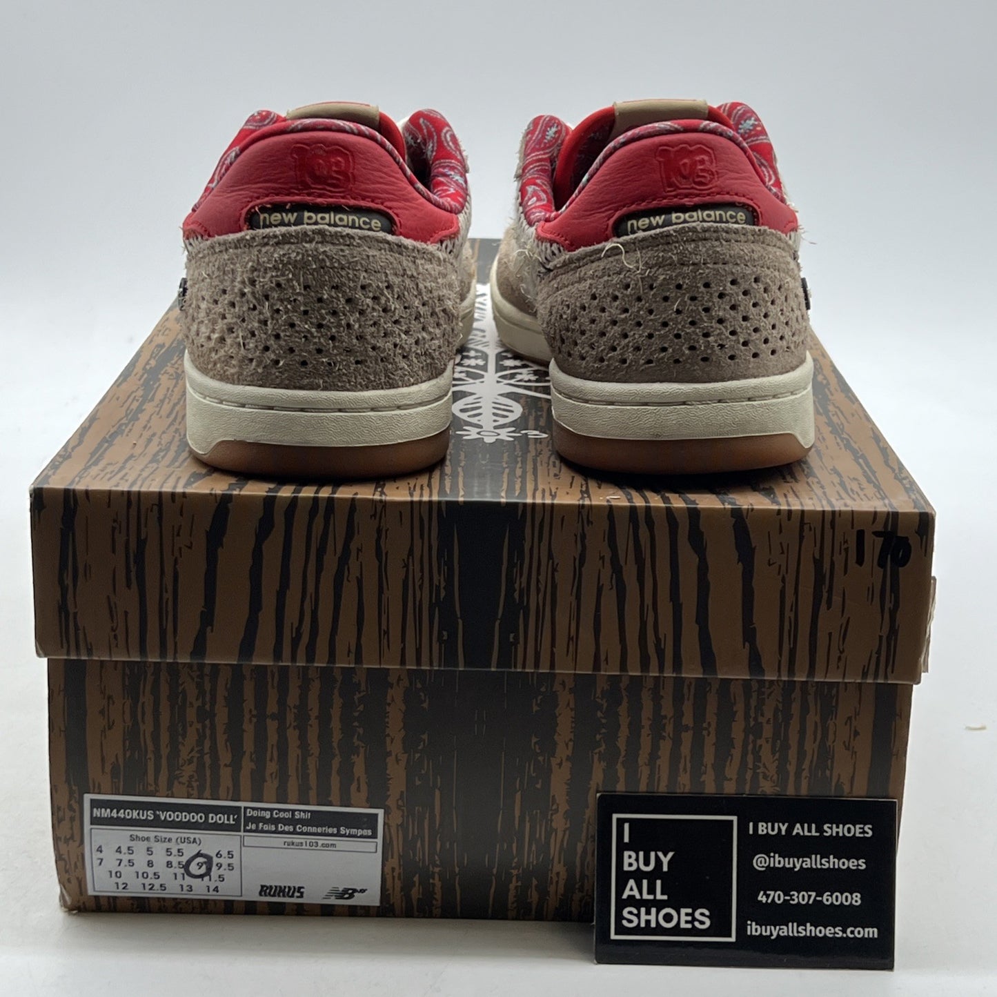Size 9 - New Balance Rukus x Numeric 440 Voodoo Doll (NM440KUS)