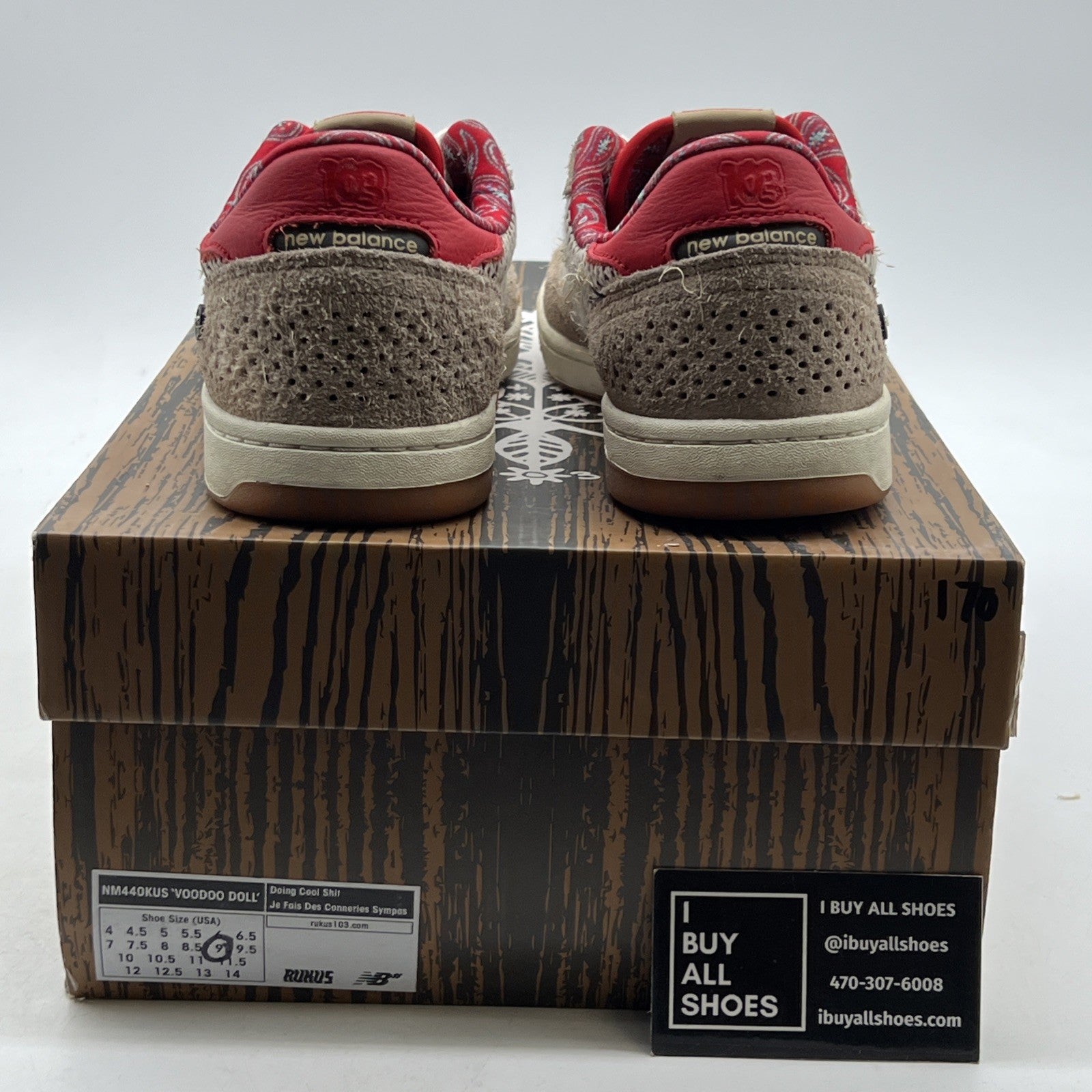 Size 9 - New Balance Rukus x Numeric 440 Voodoo Doll (NM440KUS)