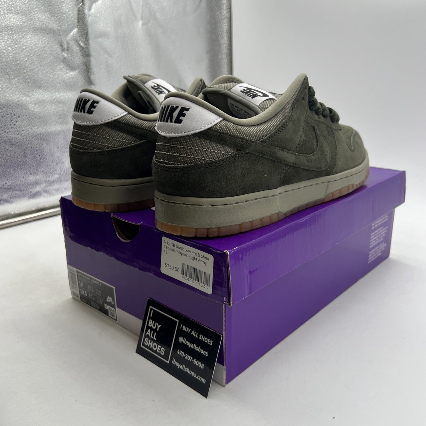 Size 12 - Nike Dunk SB Pro B Low Sequoia (HJ0367-301)