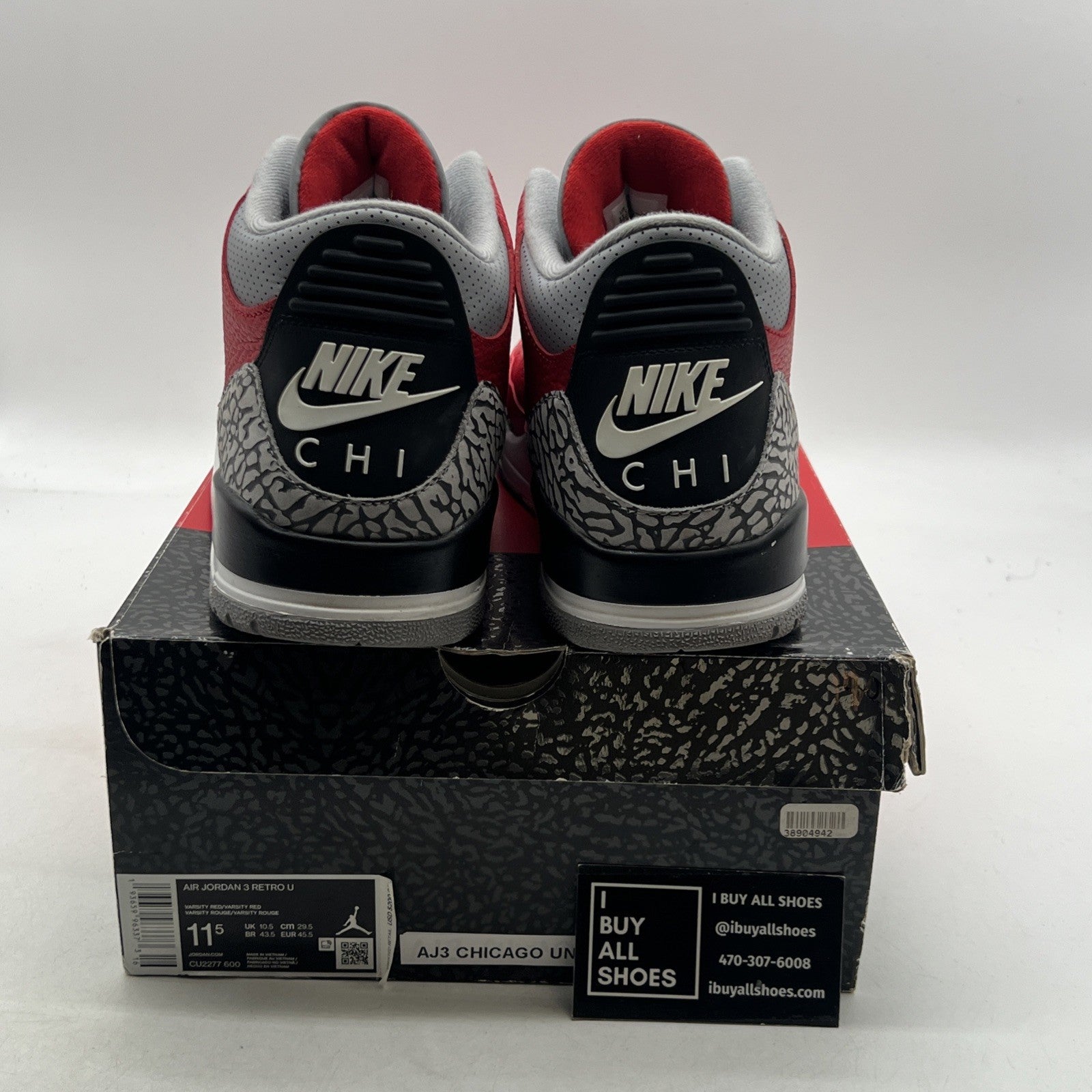 Size 11.5 - Air Jordan 3 Retro SE Unite - CHI Exclusive (CU2277-600)