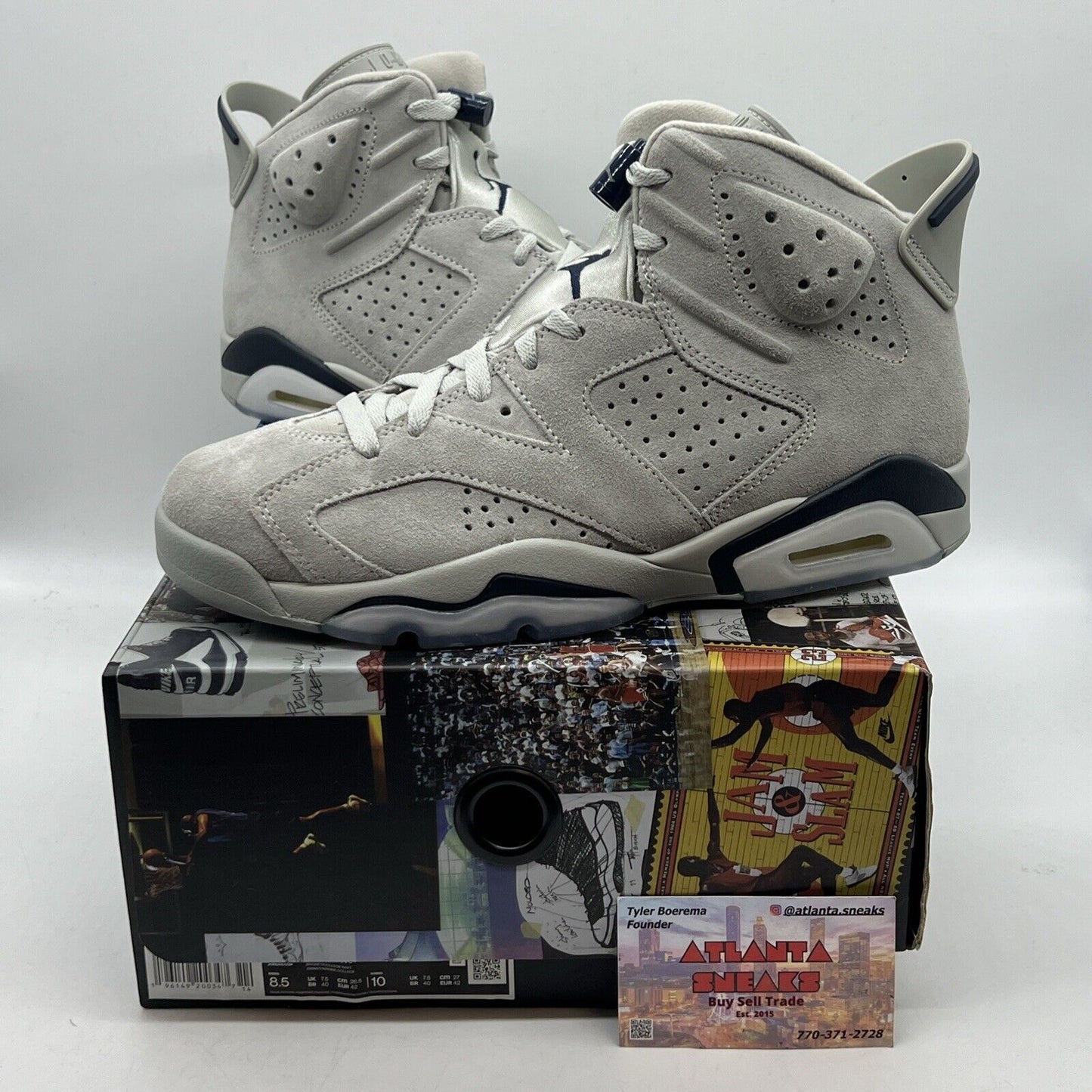 Size 8.5 - Jordan 6 Retro Mid Georgetown Brand New Og All