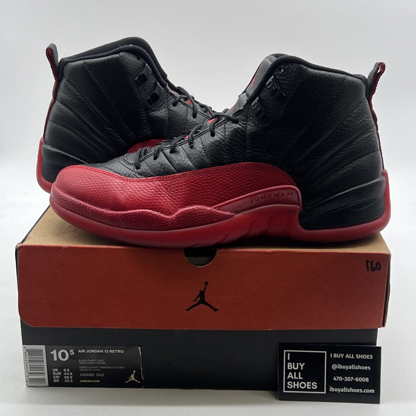 Size 10.5 - Air Jordan 12 Retro Mid Flu Game (130690-002)