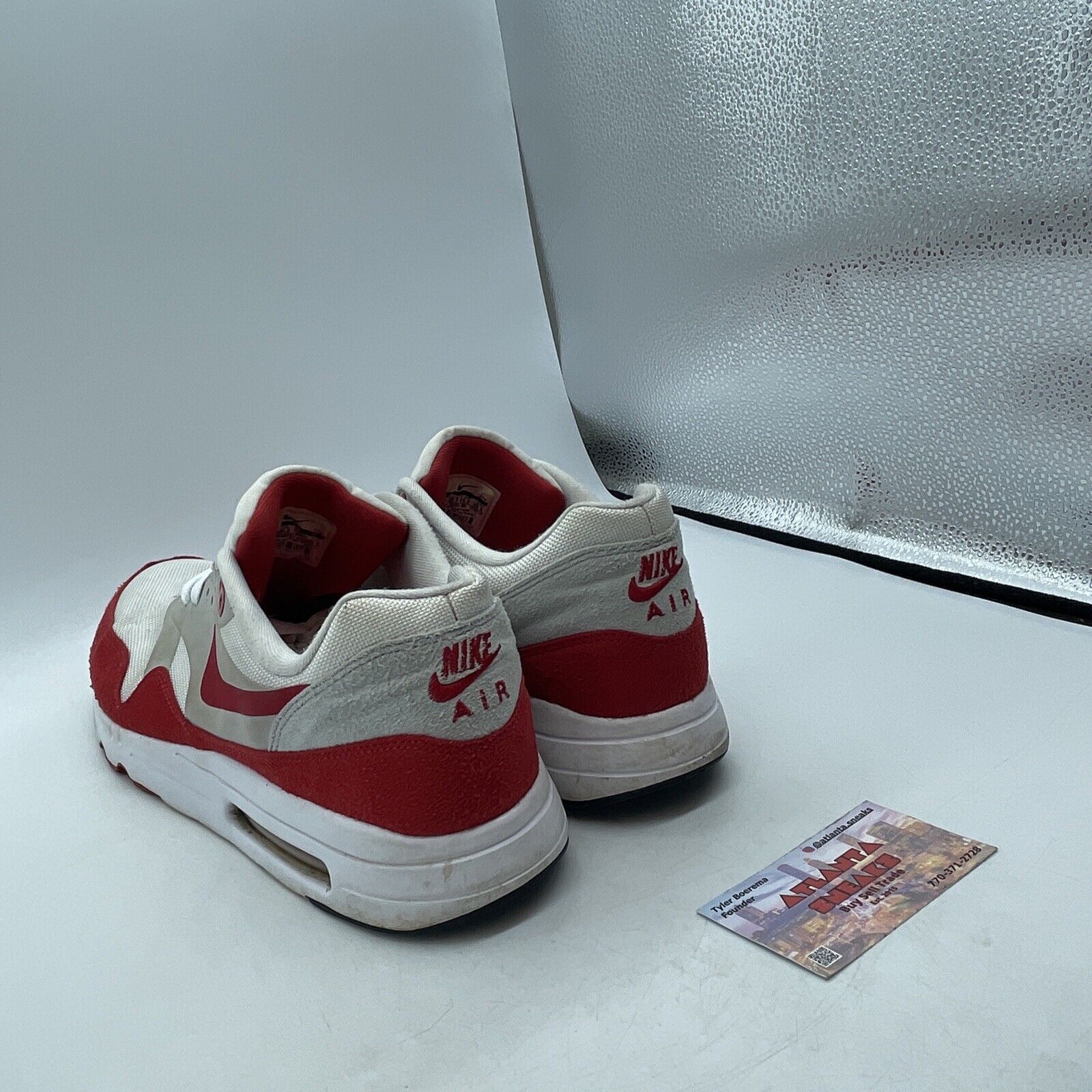 Size 11 - Nike Air Max 1 Ultra 2.0 Air Max Day Red White Grey (908091-100)