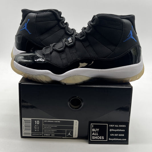 Size 10 - Air Jordan 11 Retro 2009 Space Jam (378037-041)