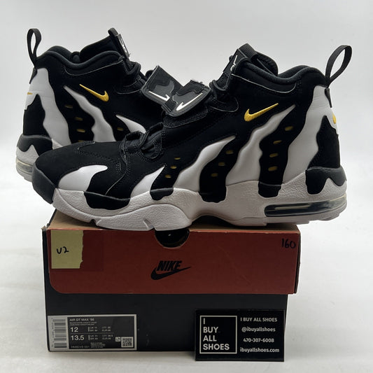 Size 12 -  Air Dt Max ‘96 Black White 2024 Yellow Suede Leather  (HM8249-001)