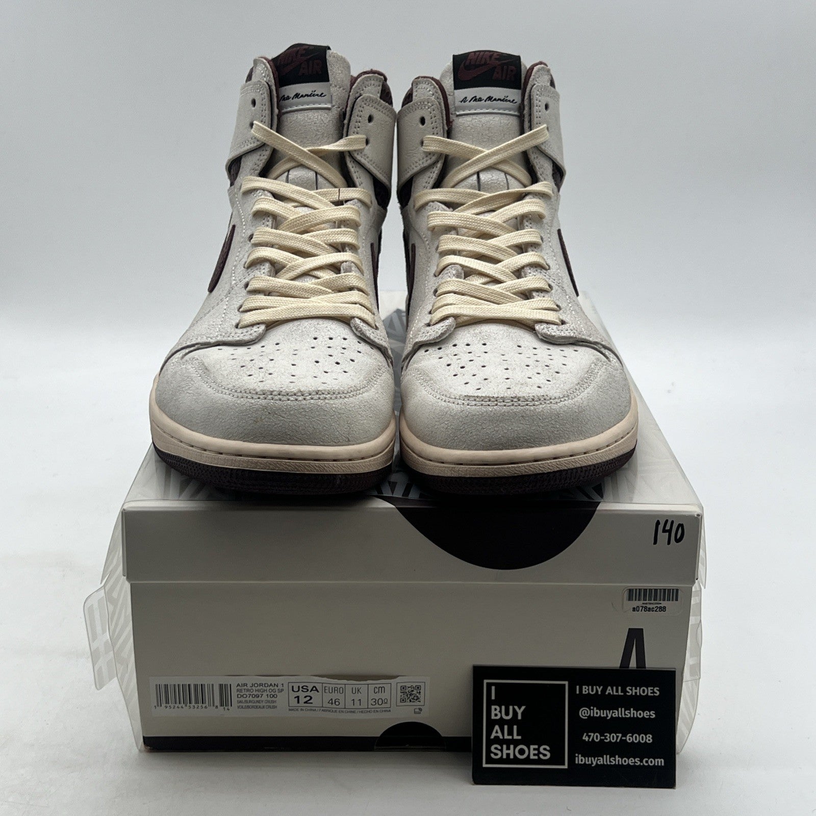 Size 12 - Air Jordan 1 OG x A Ma Maniere High Airness (DO7097-100)